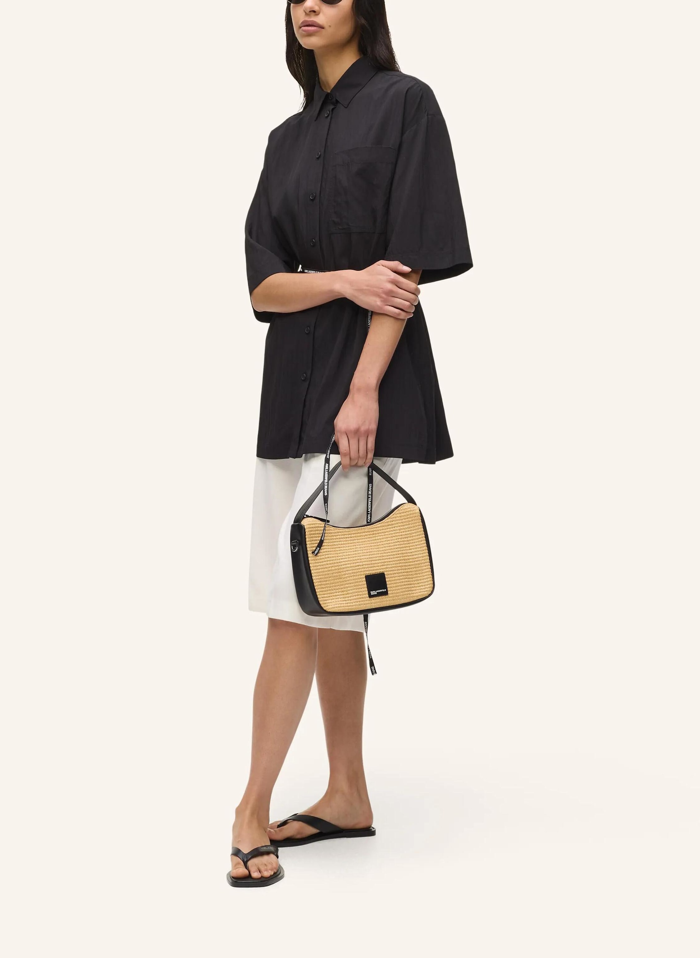 Thumbnail - Karl Lagerfeld Jeans Hobo-Bag weiss