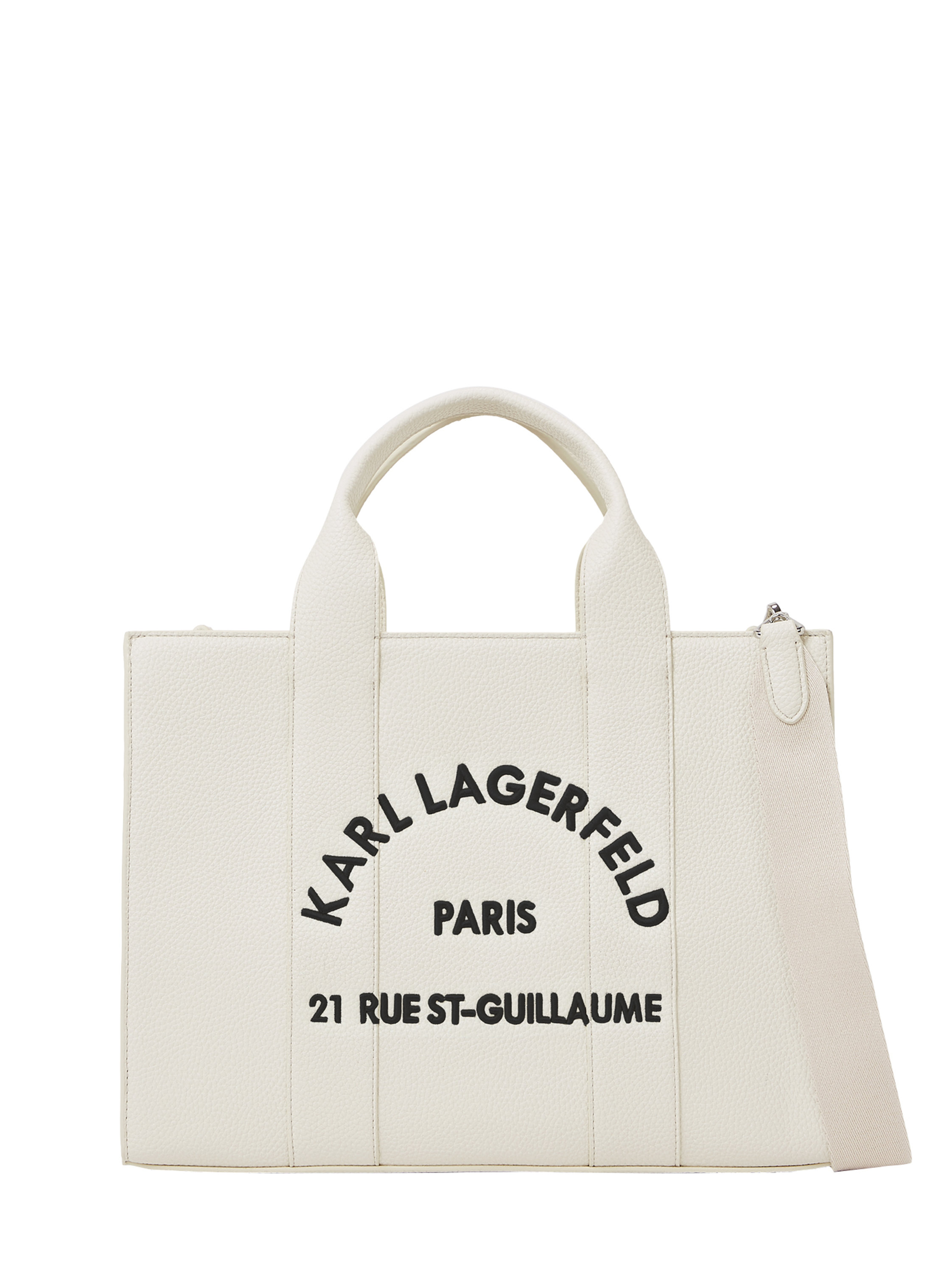 Karl Lagerfeld Diese vielseitige Tote Bag vereint mühelose Eleganz und praktische Funktionalität – das perfekte Accessoire für jeden Tag. Der verstellbare Riemen ermöglicht ein individuelles Styling, während ihr die in weiss
