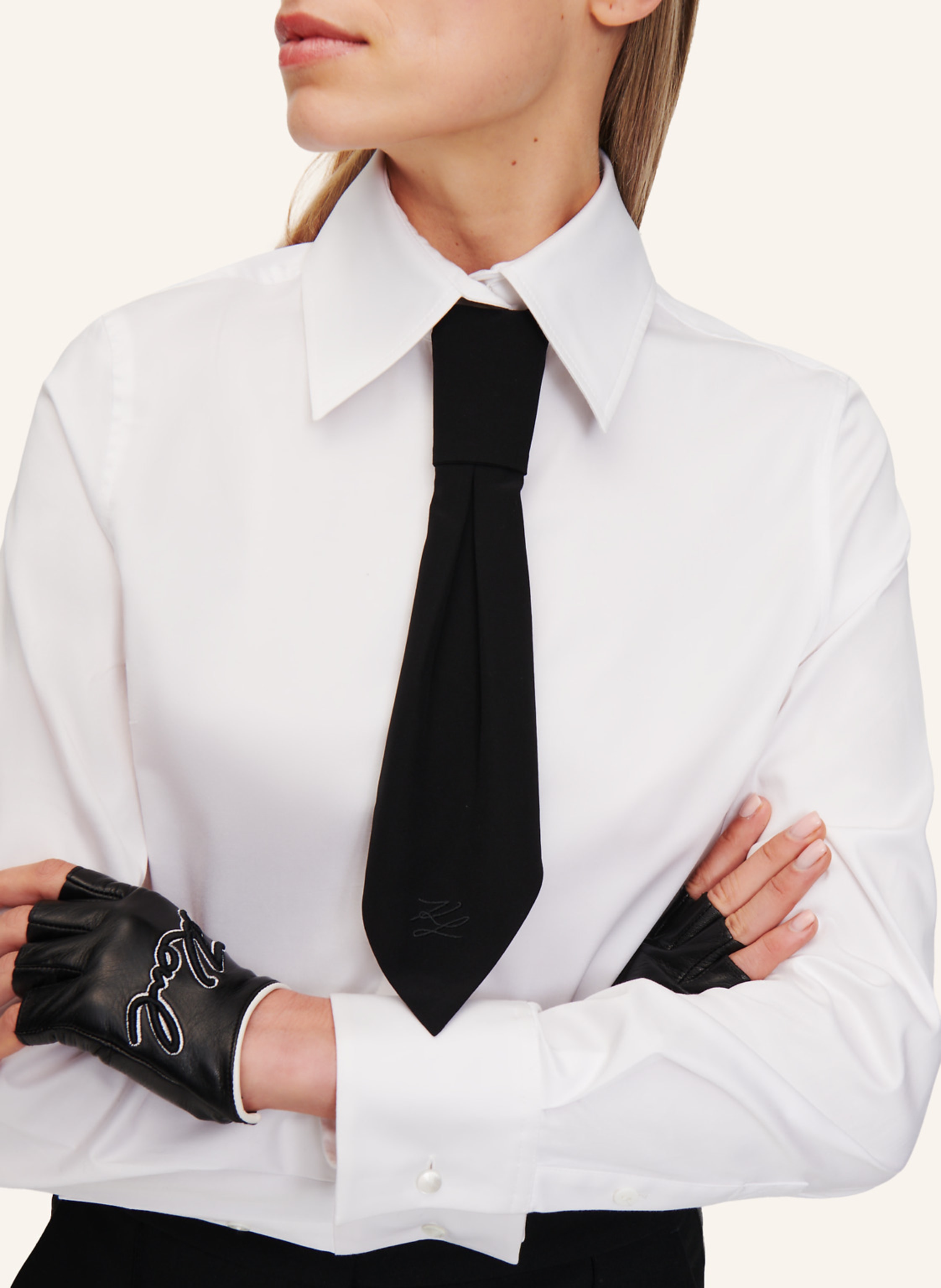 Thumbnail - Karl Lagerfeld Bluse weiss