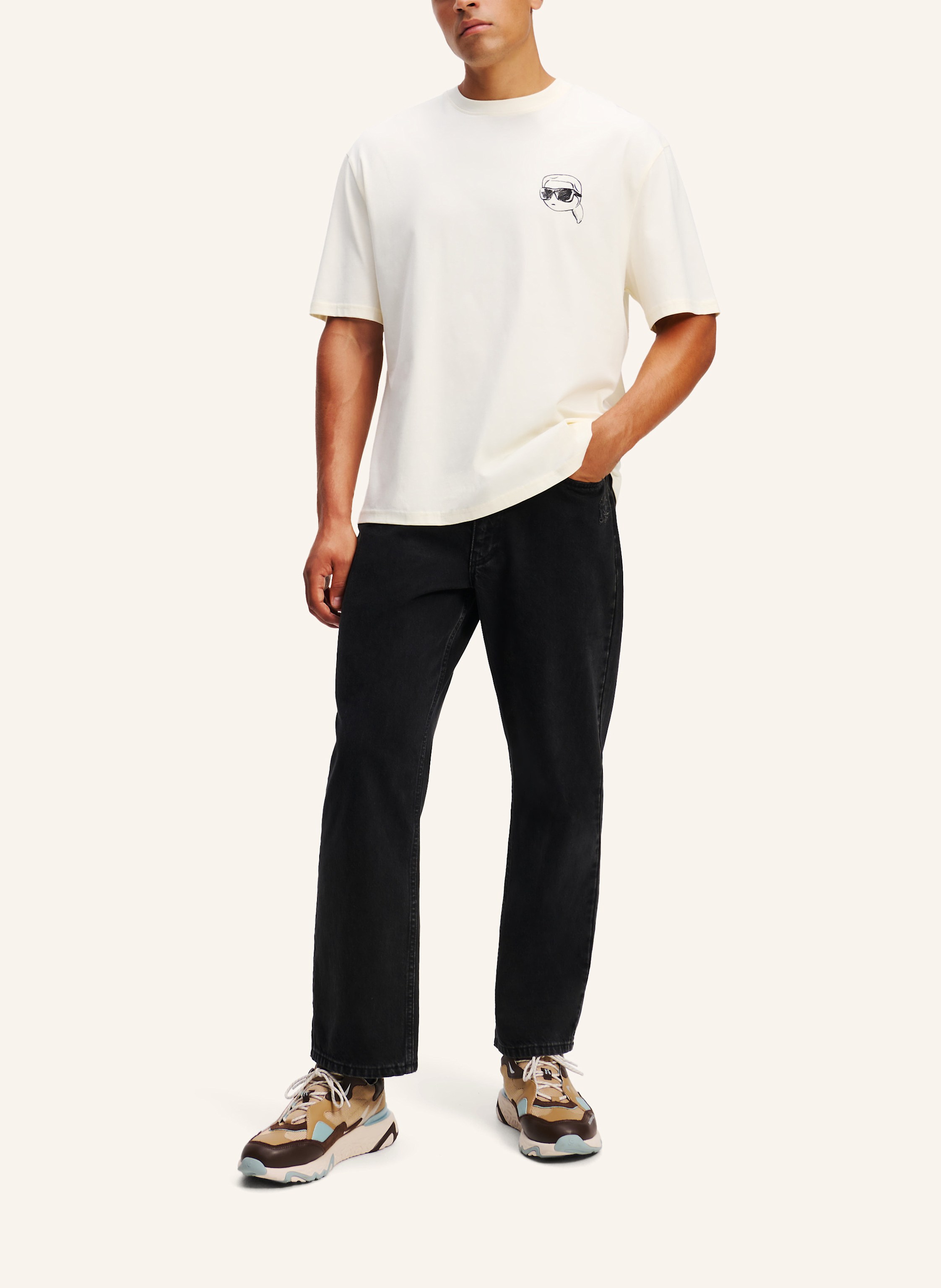 Thumbnail - Karl Lagerfeld T-Shirt beige