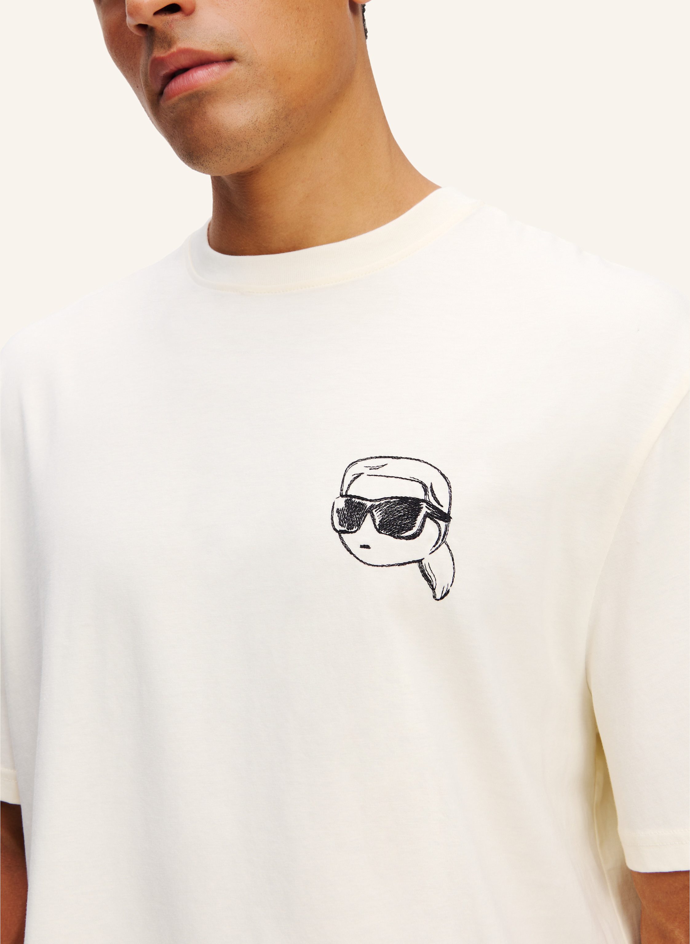 Thumbnail - Karl Lagerfeld T-Shirt beige