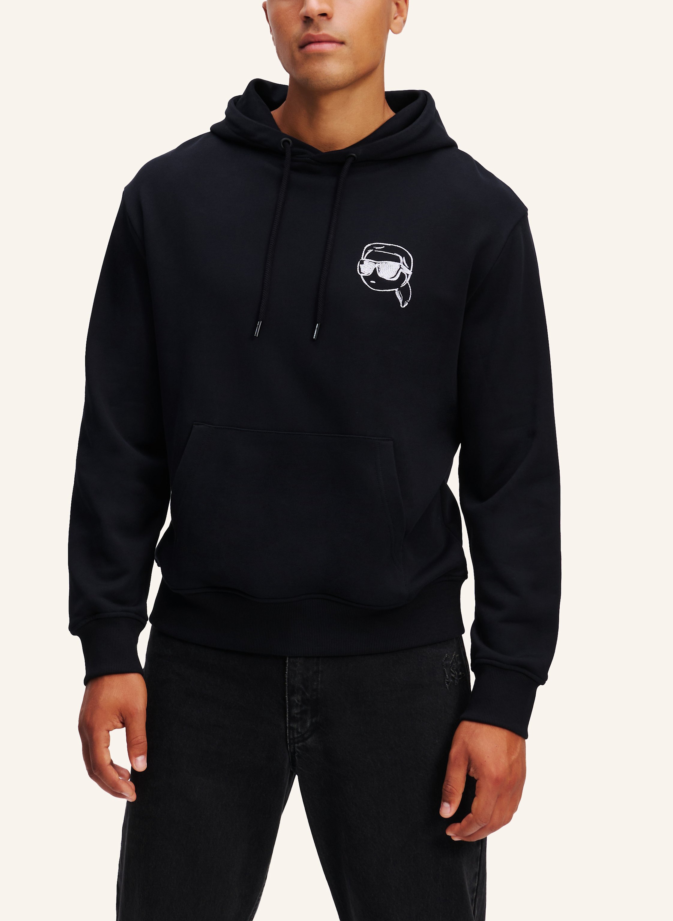 Thumbnail - Karl Lagerfeld Hoodie schwarz
