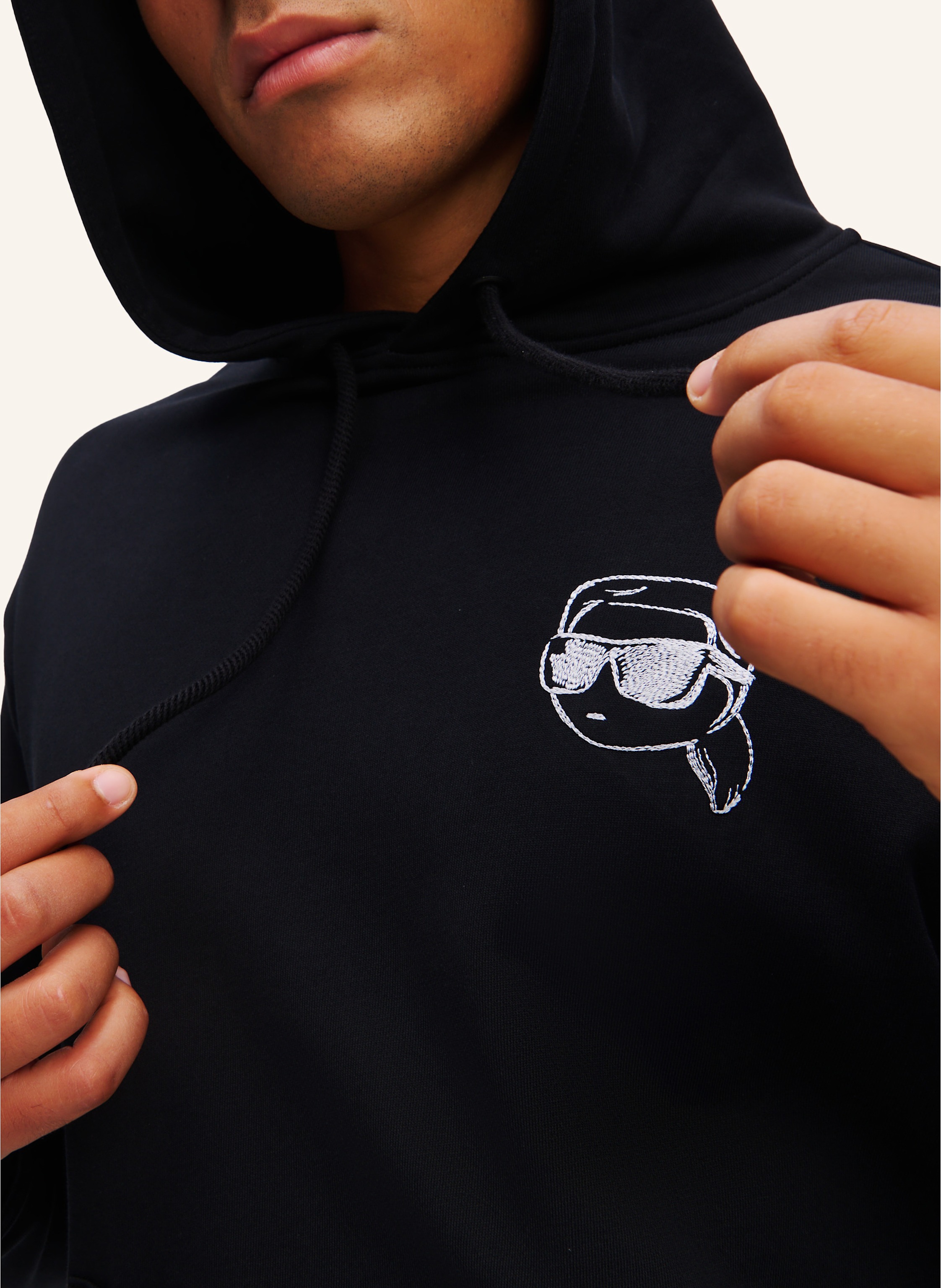 Thumbnail - Karl Lagerfeld Hoodie schwarz