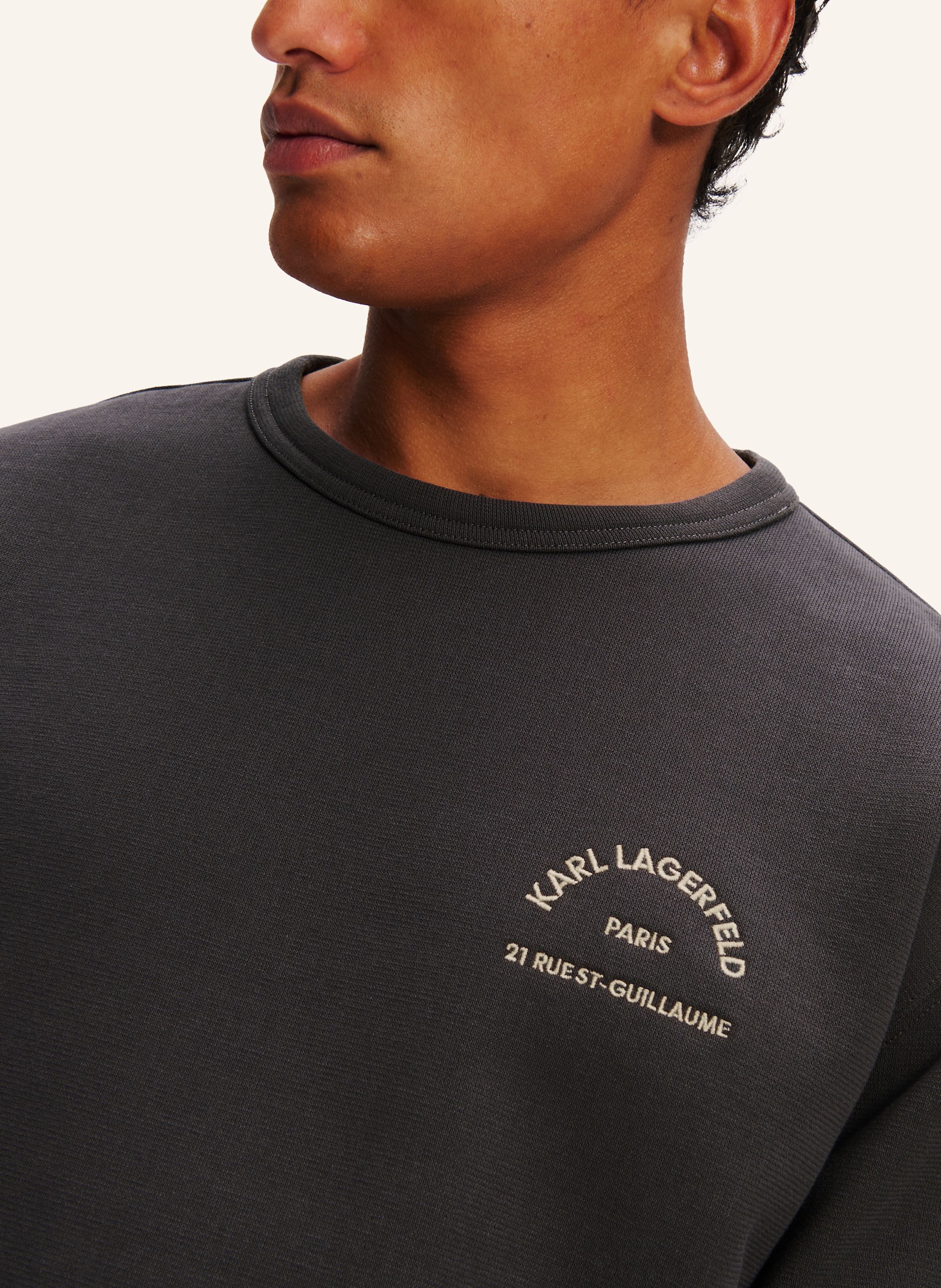 Thumbnail - Karl Lagerfeld Rue St-Guillaume Sweatshirt grau