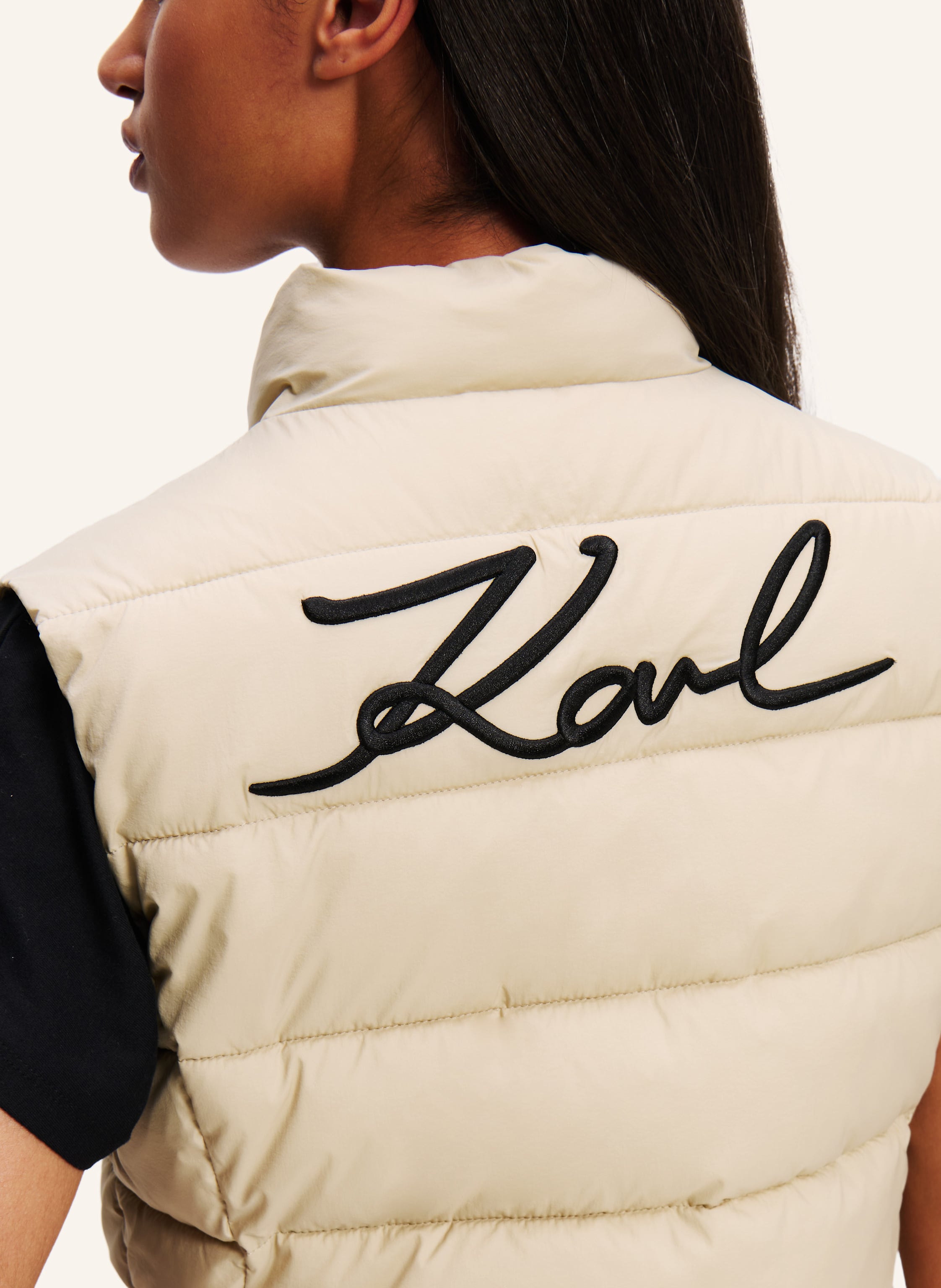 Thumbnail - Karl Lagerfeld Weste beige