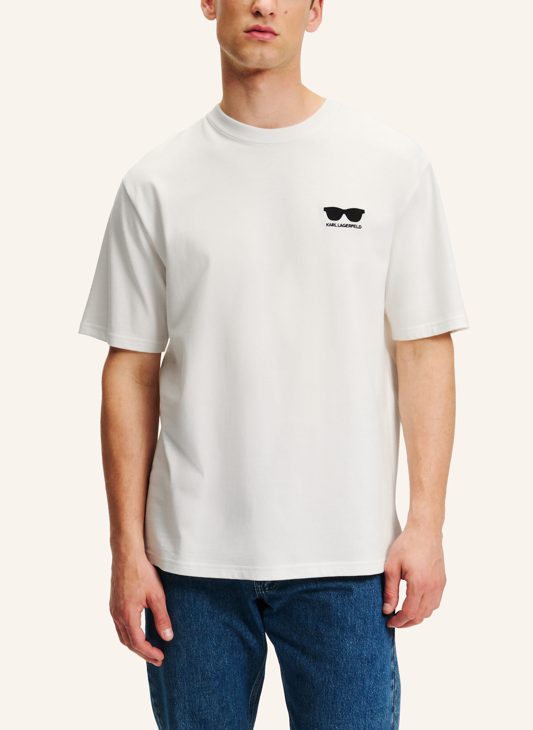 Thumbnail - Karl Lagerfeld T-Shirt beige
