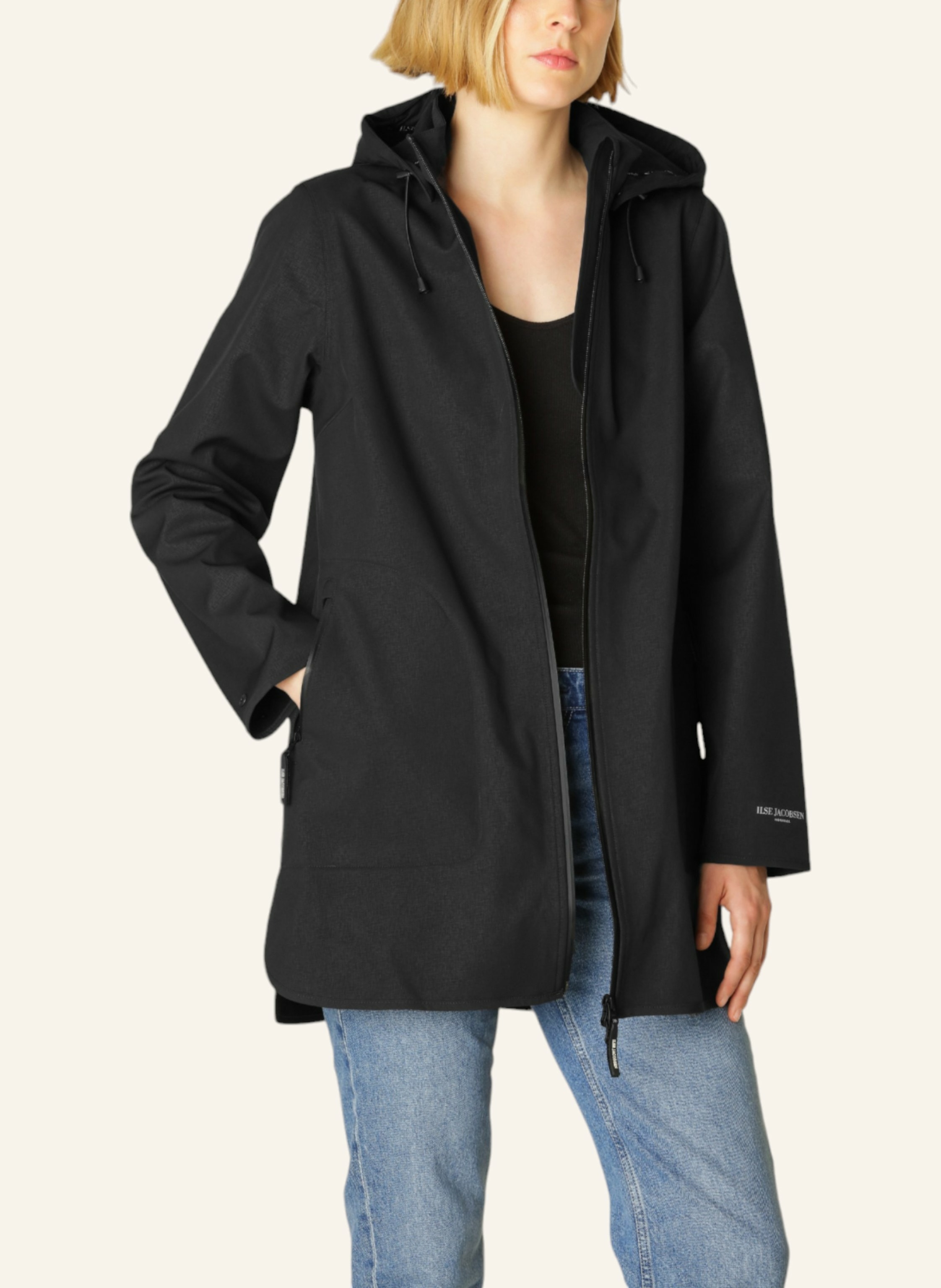 Thumbnail - Ilse Jacobsen Regenmantel rain135 schwarz