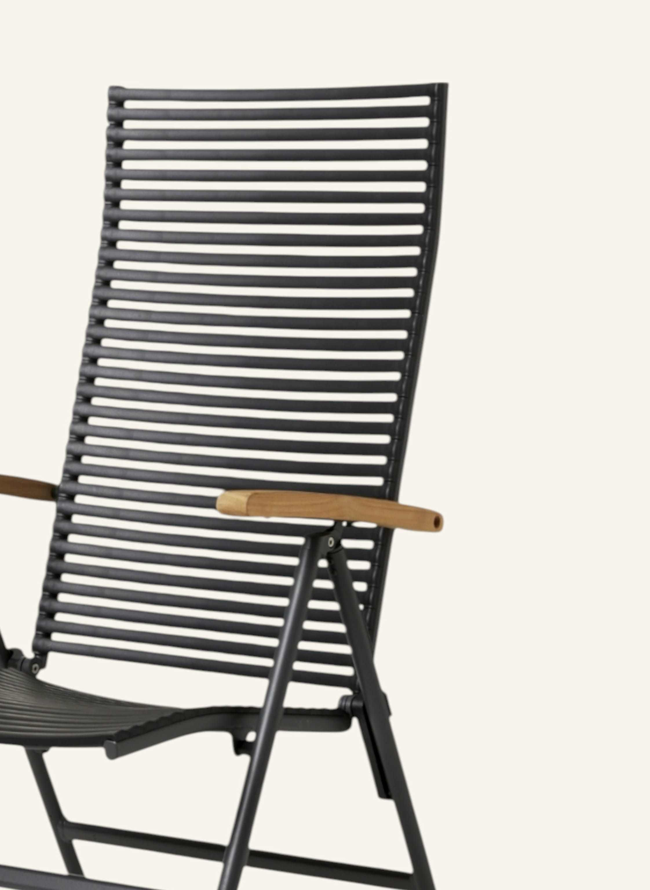 Thumbnail - Cinas Gartenstuhl Mood Position grau