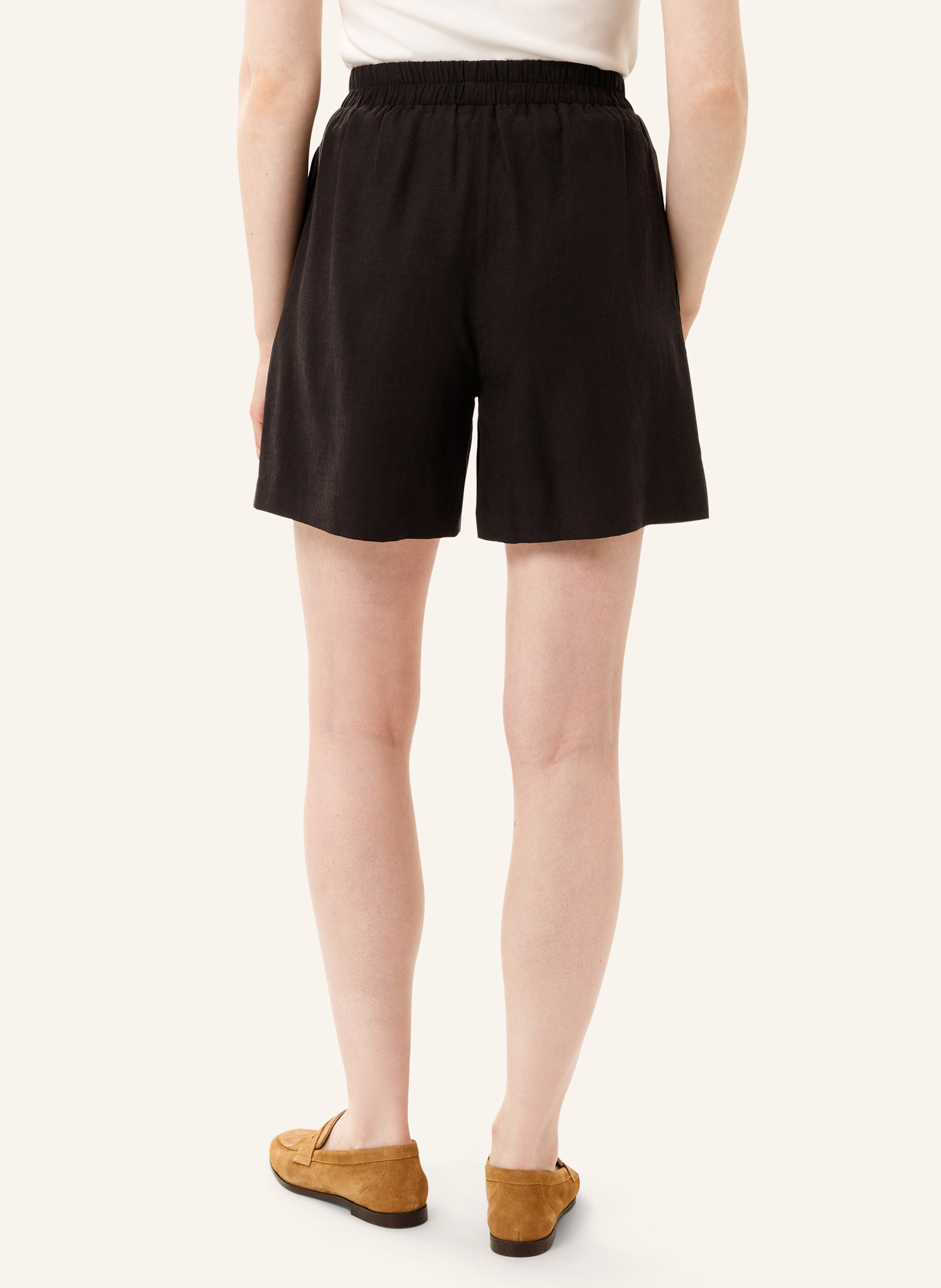 Thumbnail - Les Lunes Shorts Ellie Shorts Linen schwarz