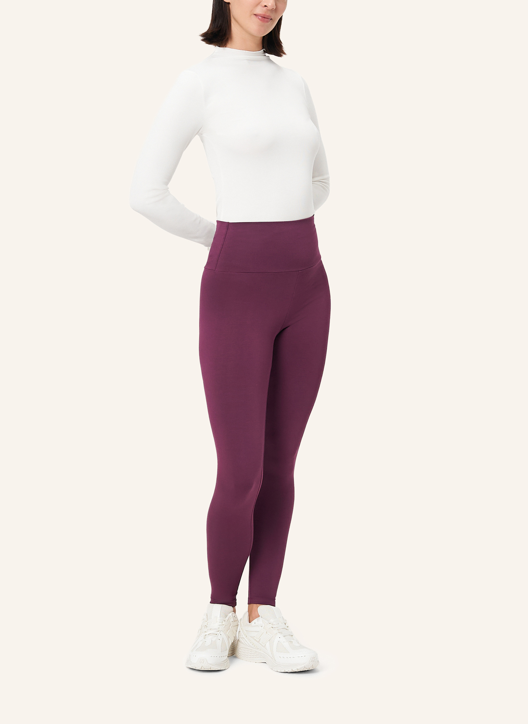 Thumbnail - Les Lunes Leggings Luna Warm Leggings Thermo rot