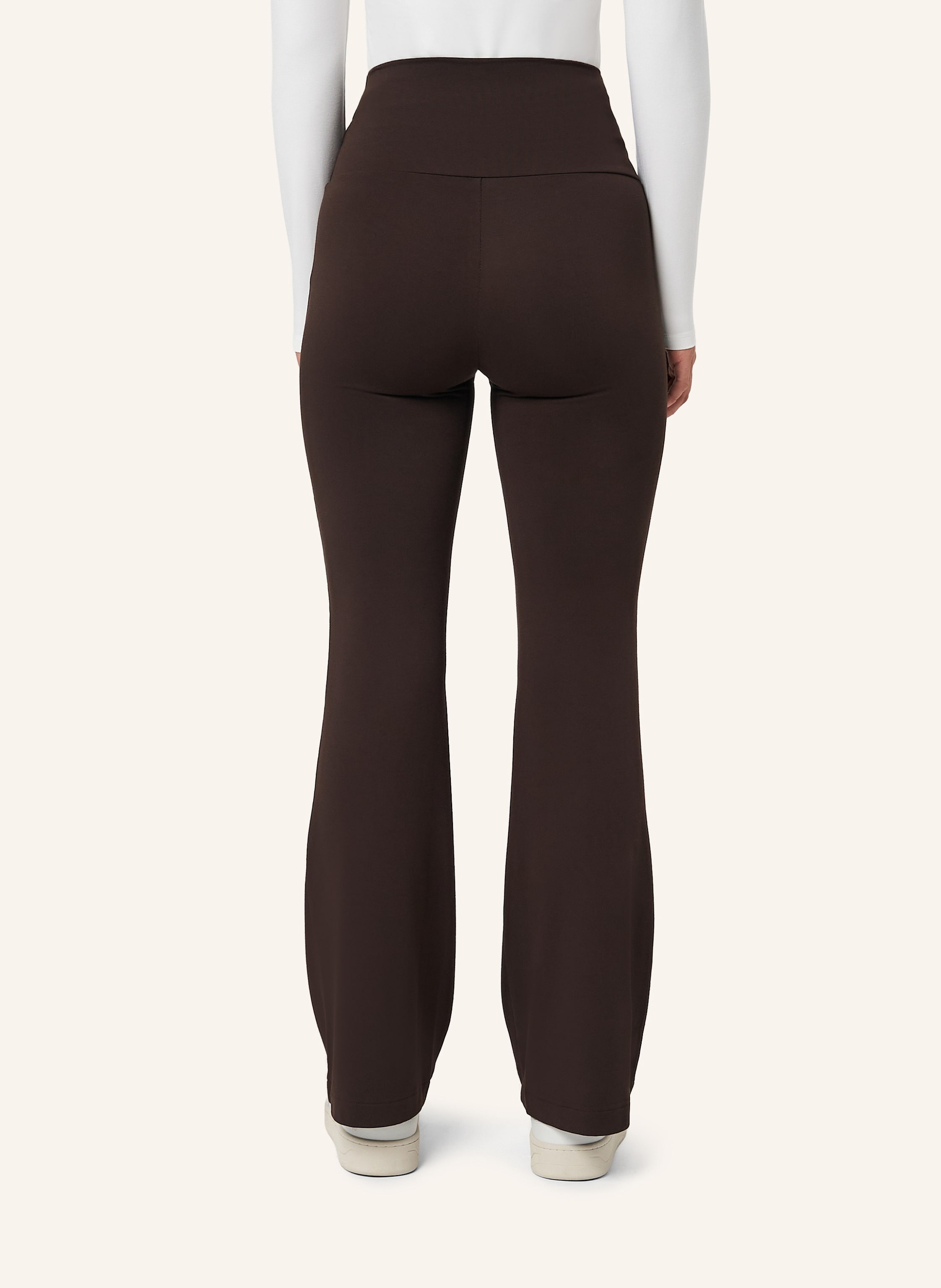 Thumbnail - Les Lunes Lange Bootcut-Hose Belle Warm Flared Leggings Thermo braun