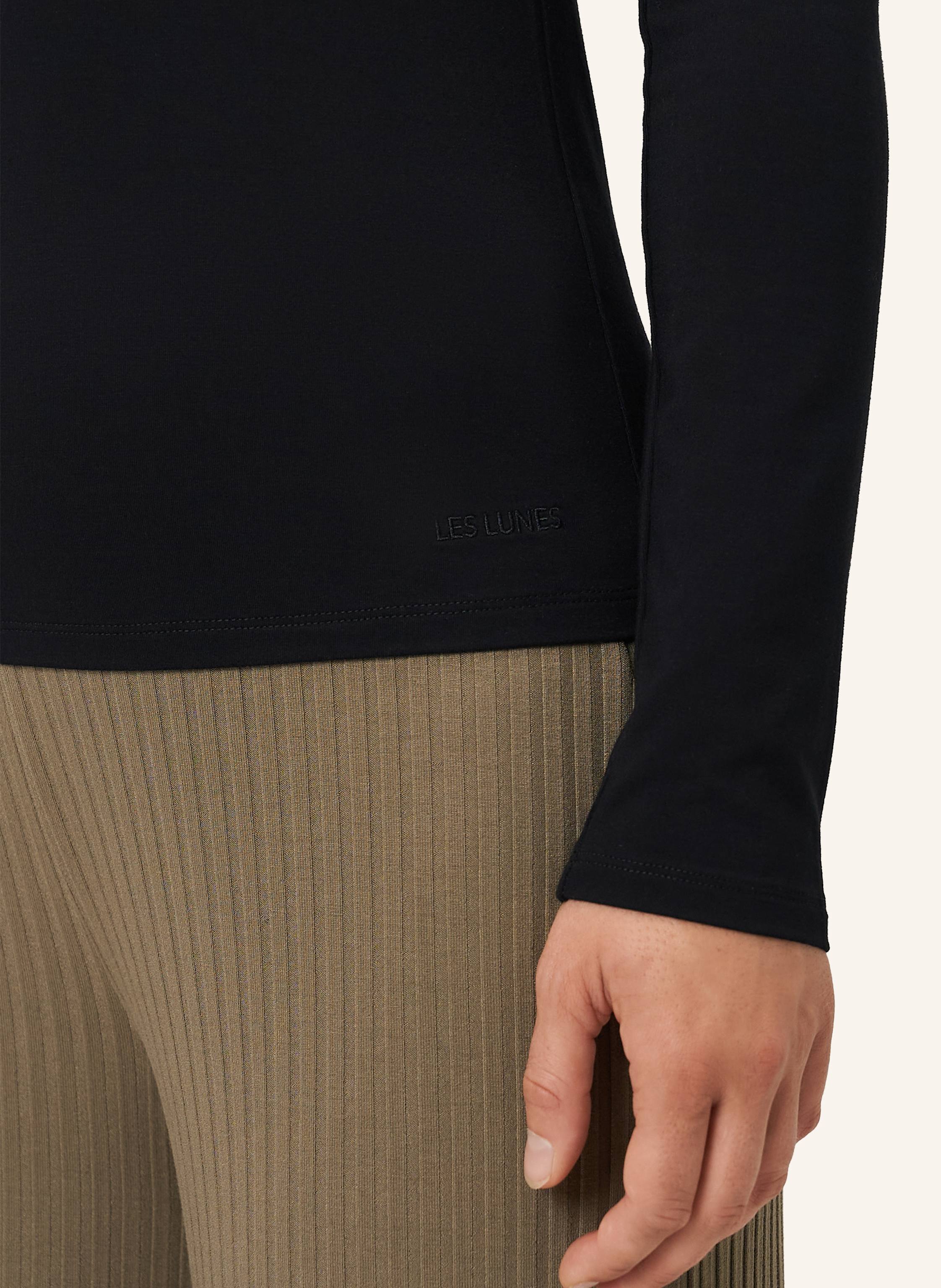 Thumbnail - Les Lunes Langarmshirt Saage Warm Thermo Longsleeve schwarz