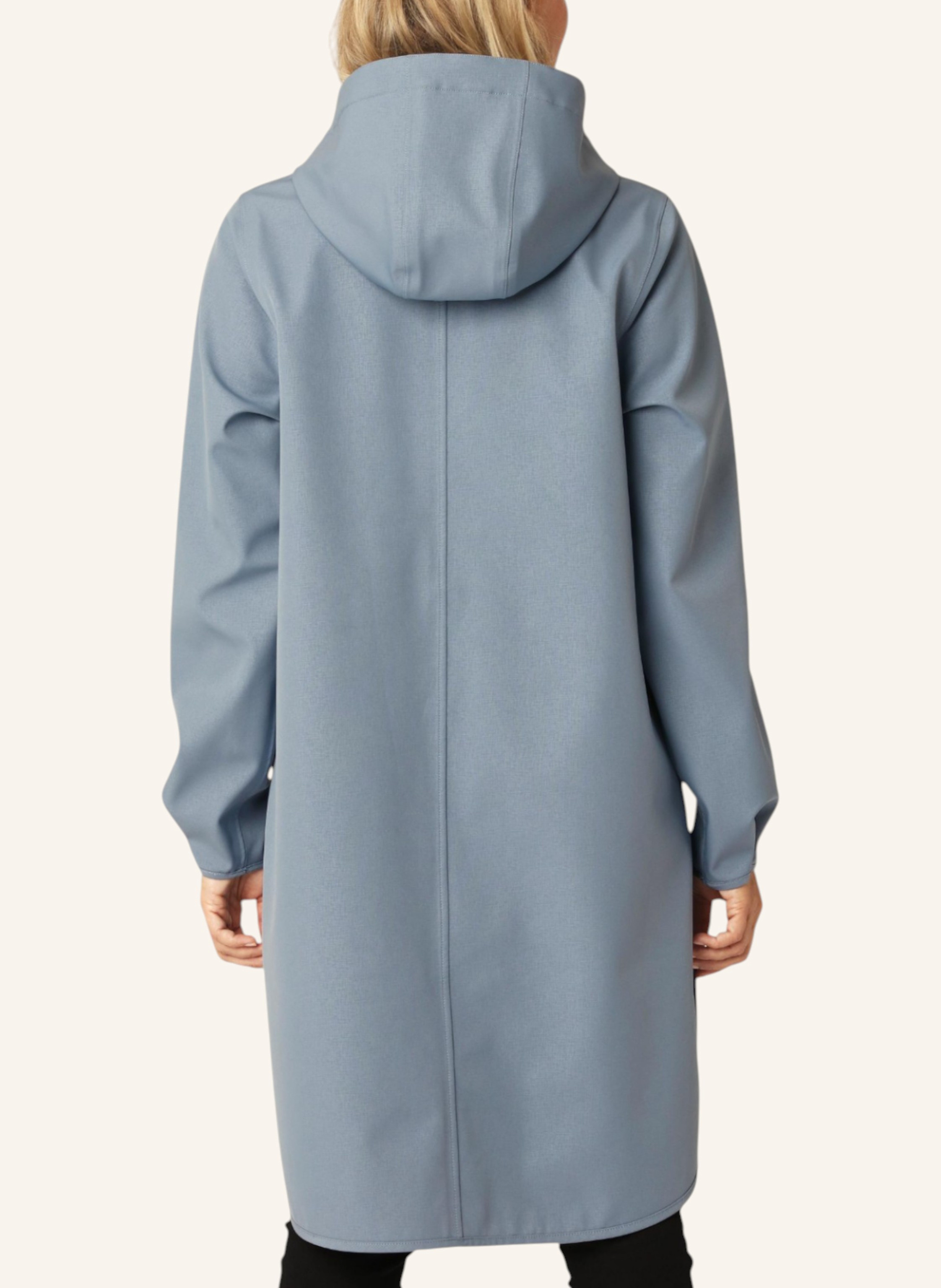 Thumbnail - Ilse Jacobsen Regenmantel Mit Abnehmbarer Kapuze blau