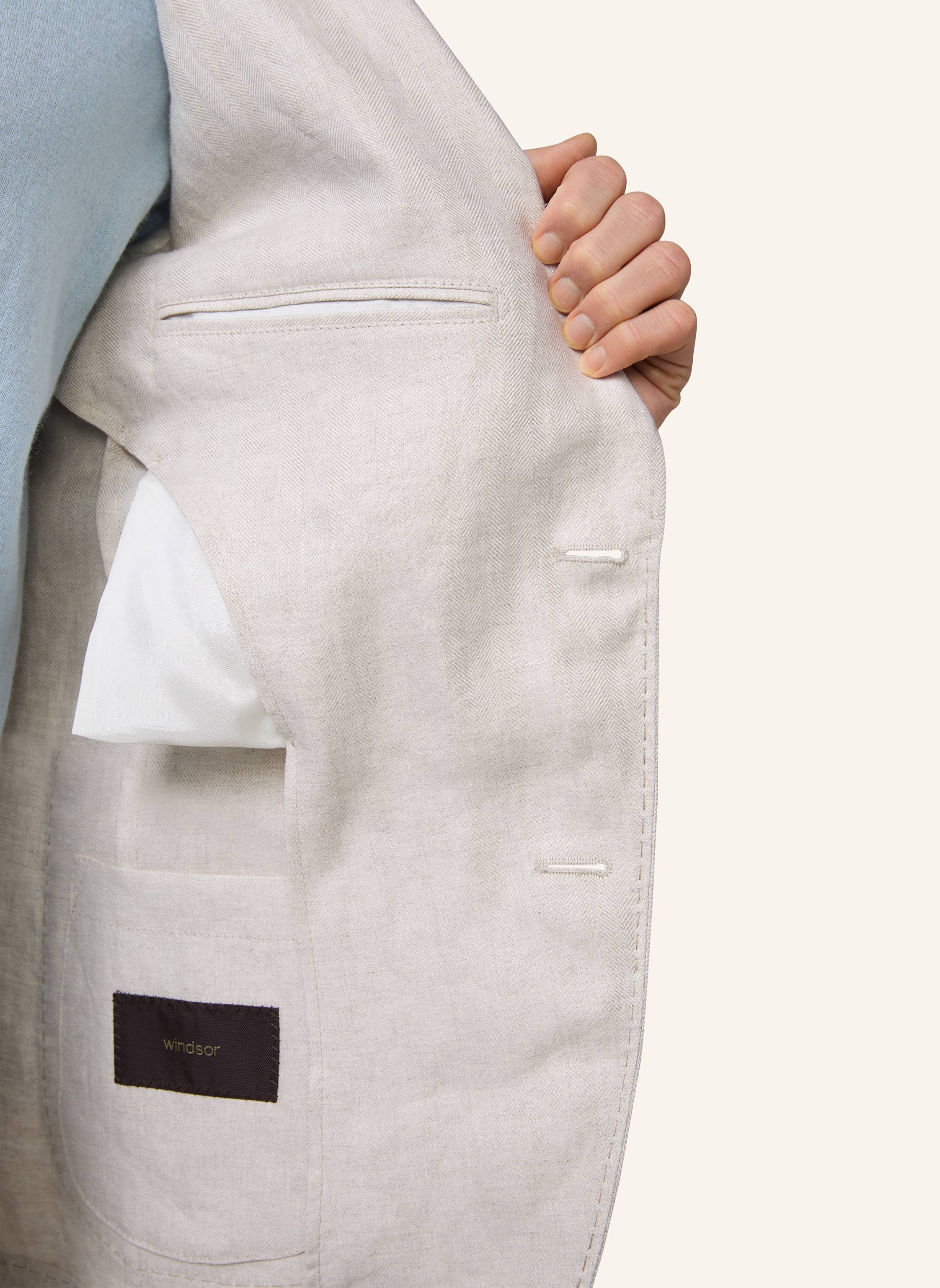 Thumbnail - Windsor. Sakko Shaped Fit beige