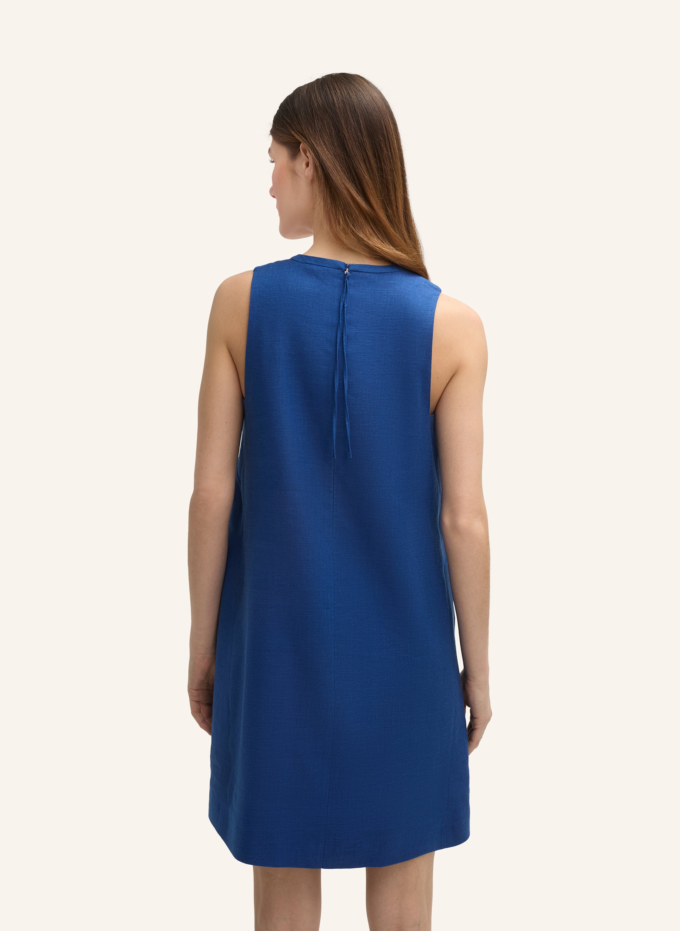 Thumbnail - Windsor. Kleid Mit Leinen blau