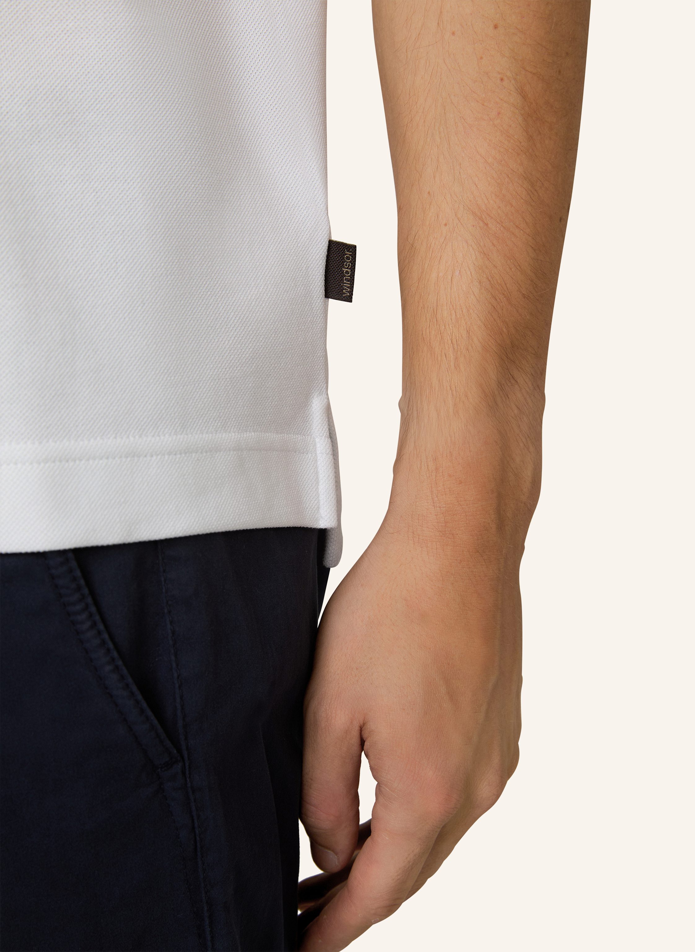 Thumbnail - Windsor. Poloshirt weiss