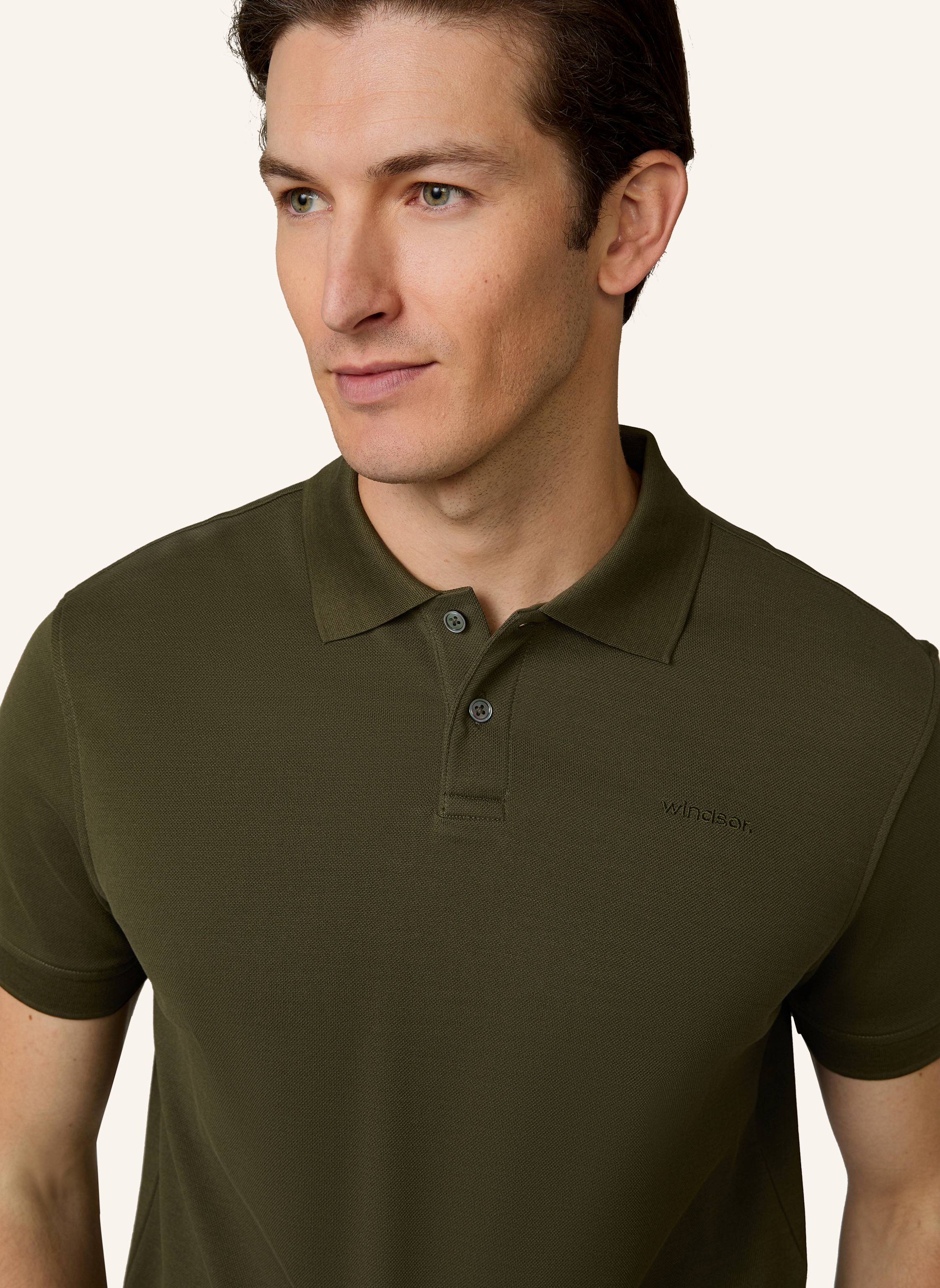 Thumbnail - Windsor. Poloshirt gruen