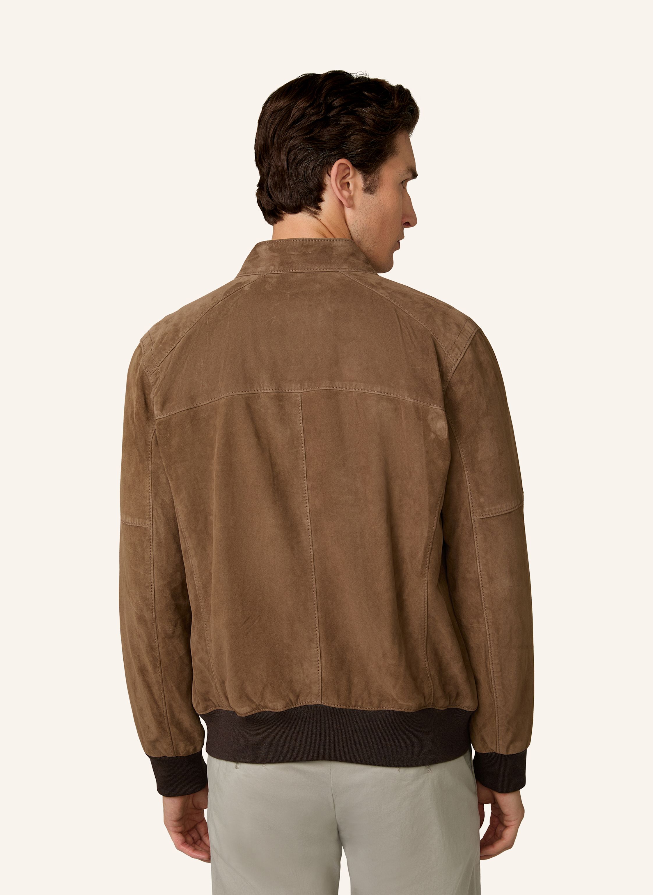 Thumbnail - Windsor. Lederblouson braun