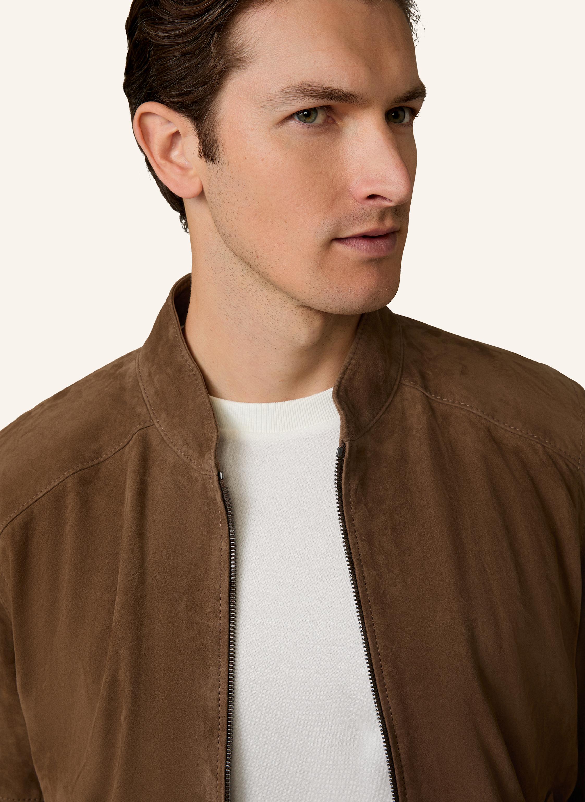 Thumbnail - Windsor. Lederblouson braun