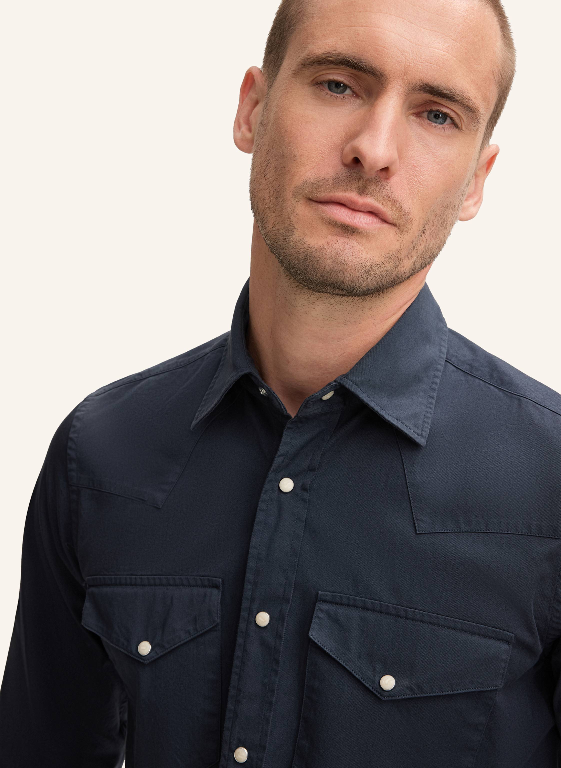 Thumbnail - Windsor. Hemd blau