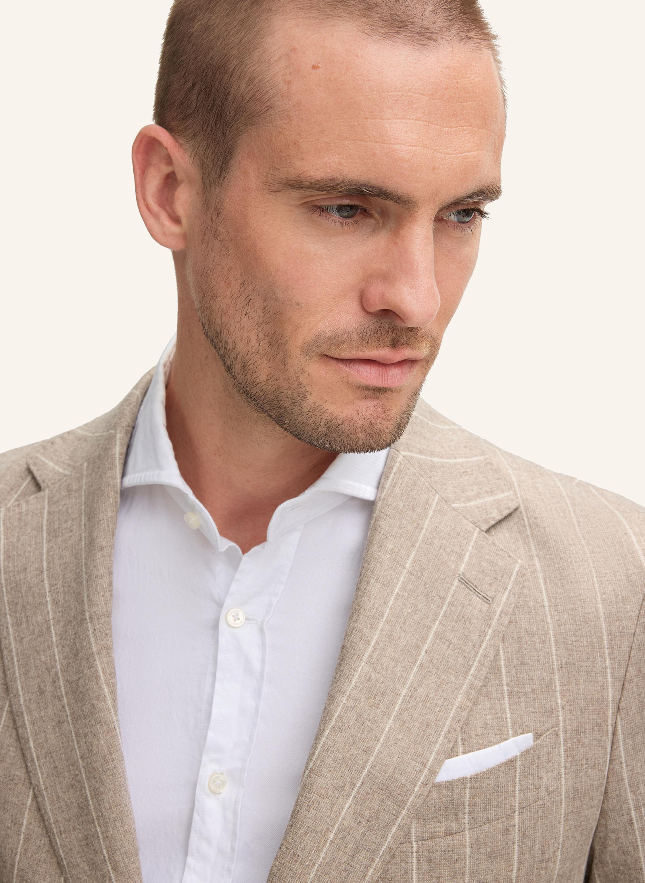 Thumbnail - Windsor. Sakko Shaped Fit beige