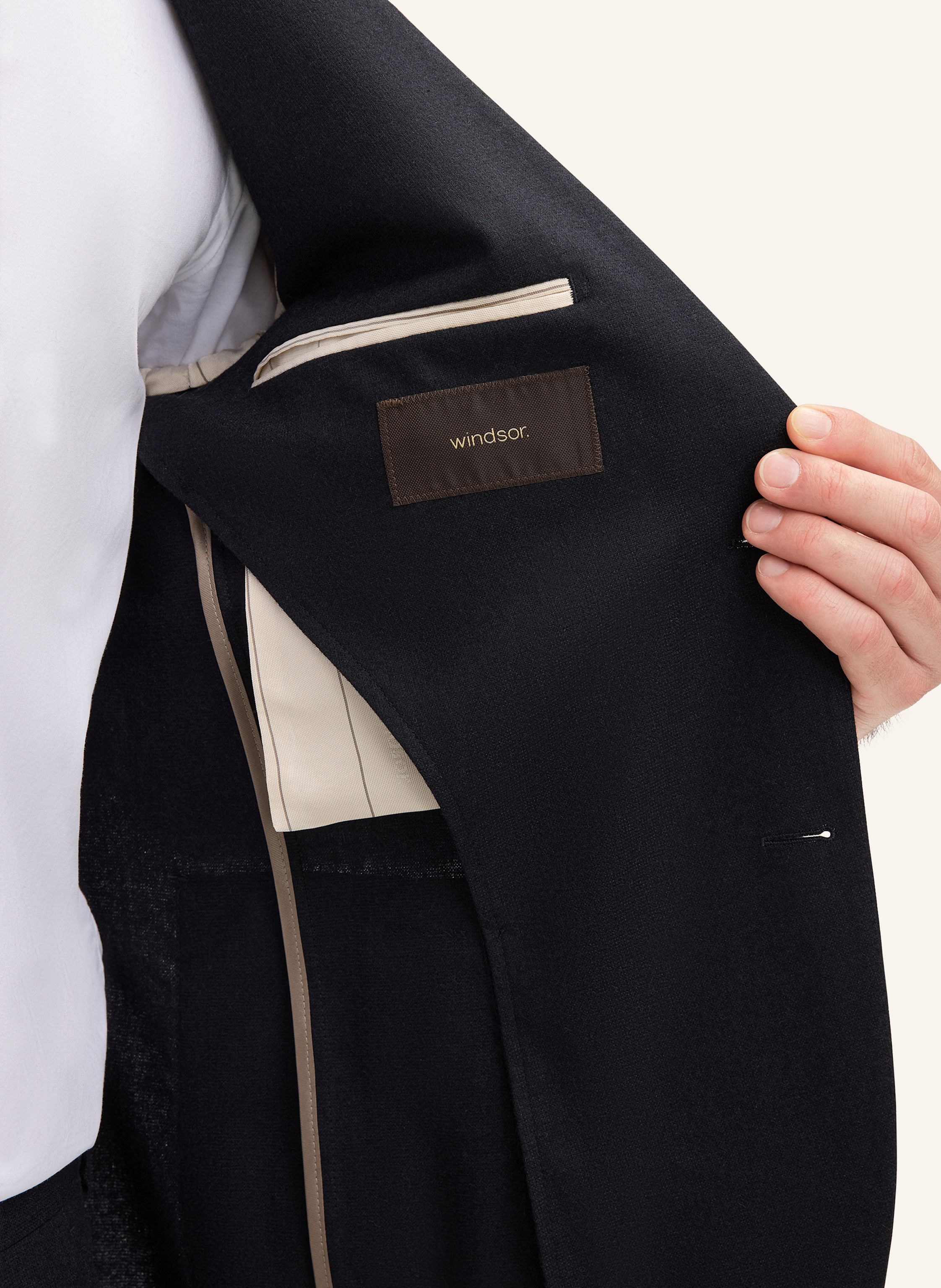 Thumbnail - Windsor. Sakko Shaped Fit blau