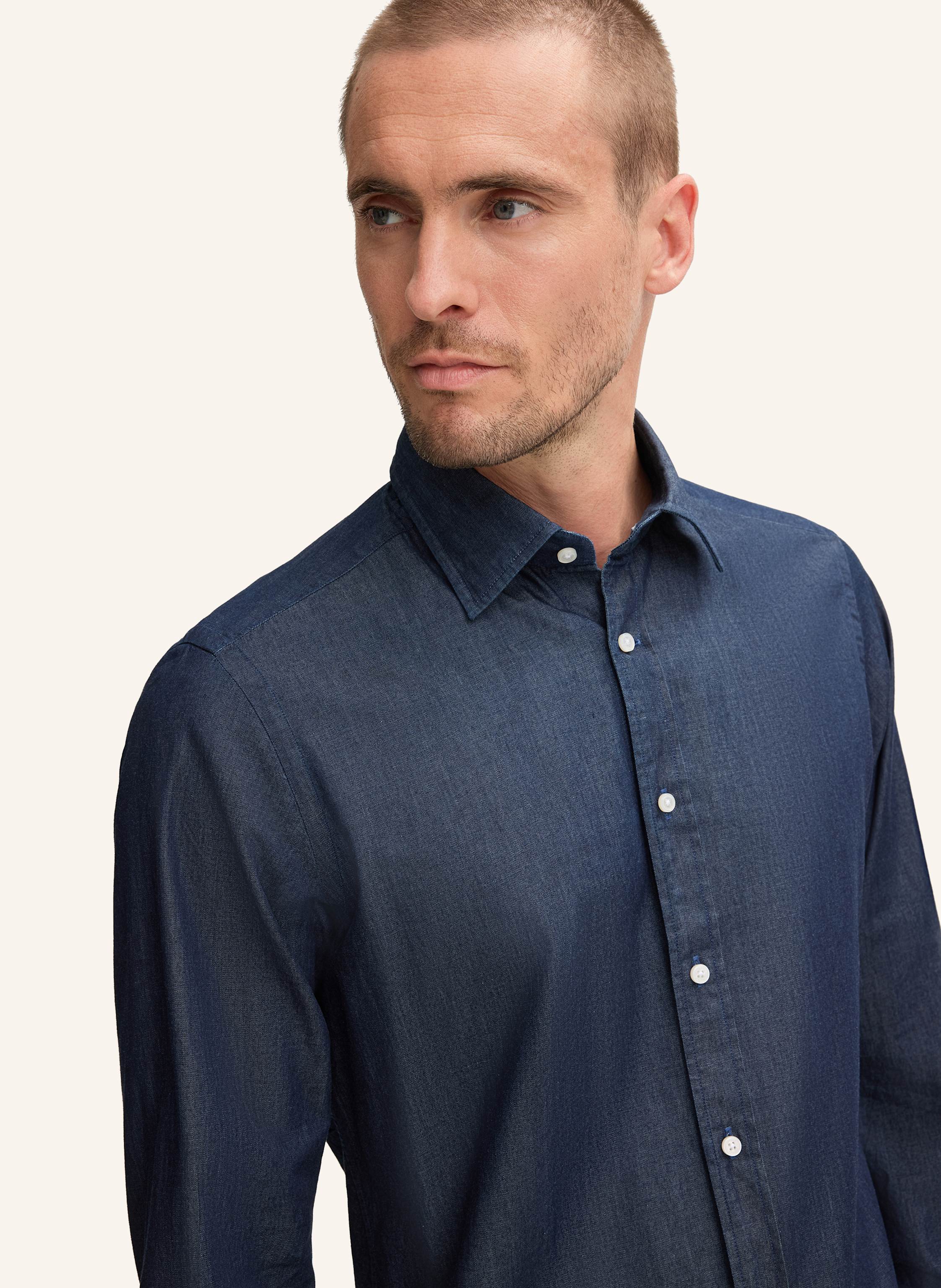 Thumbnail - Windsor. Hemd blau