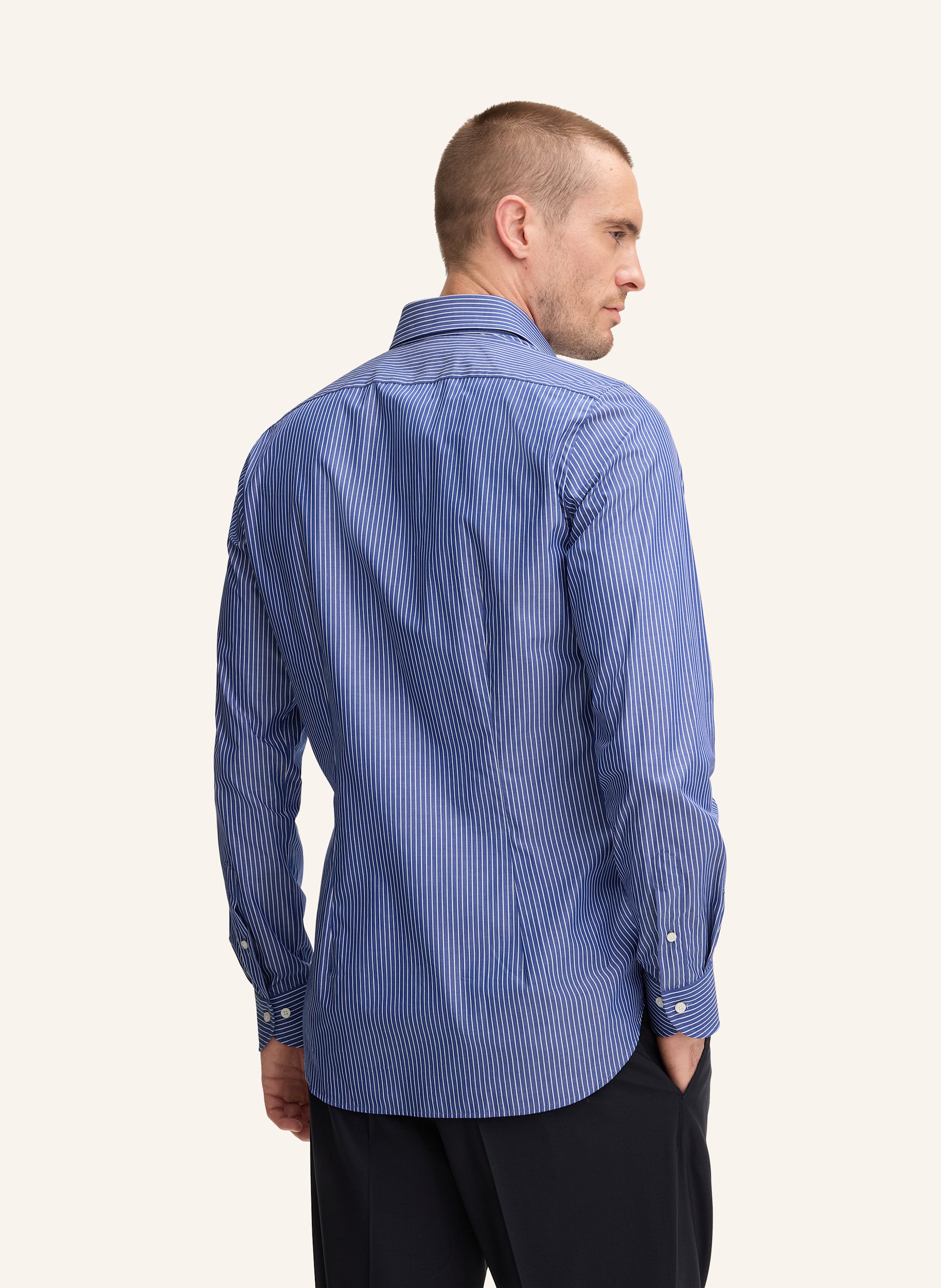 Thumbnail - Windsor. Hemd blau