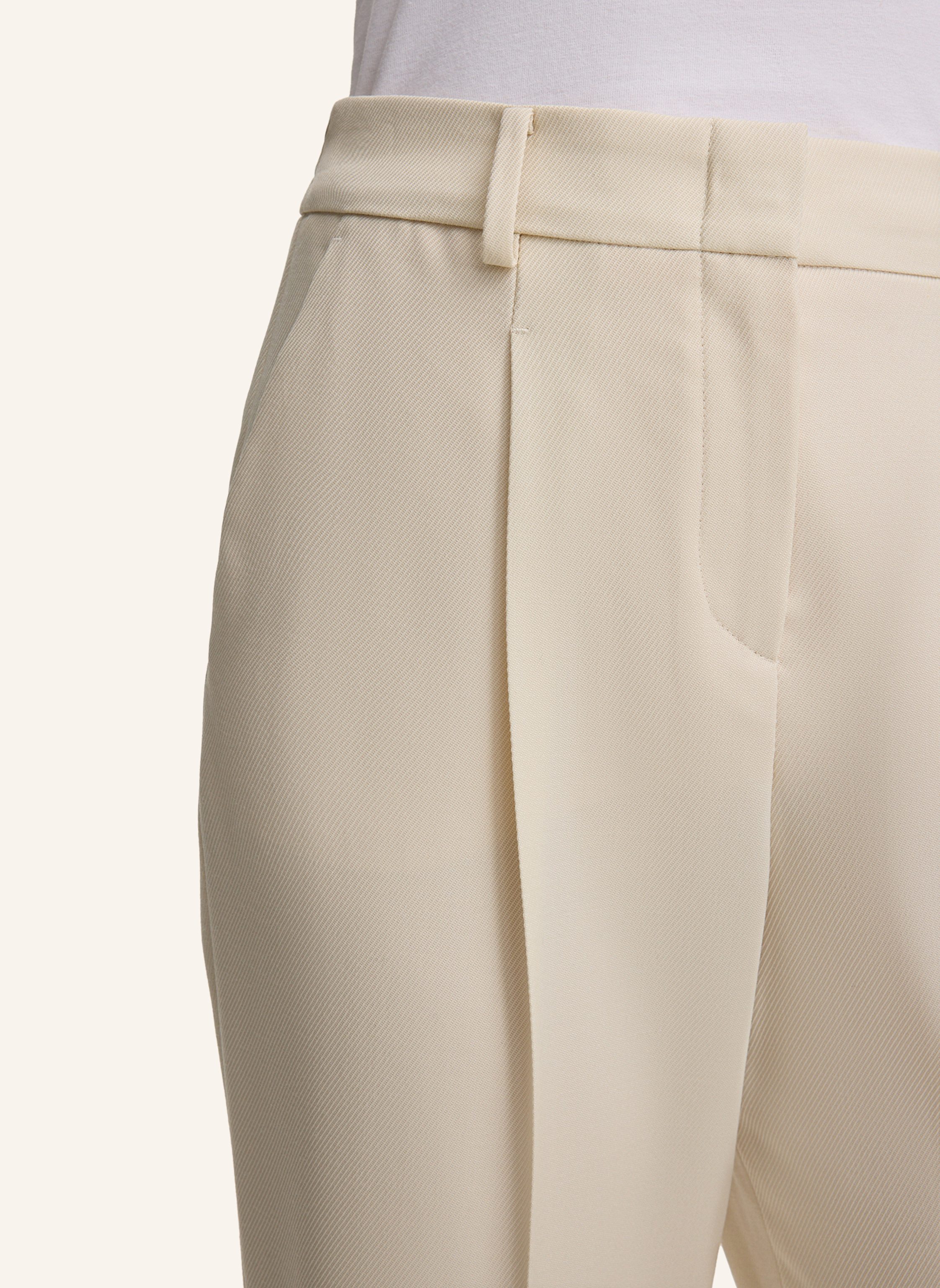 Thumbnail - Windsor. Bundfaltenhose beige
