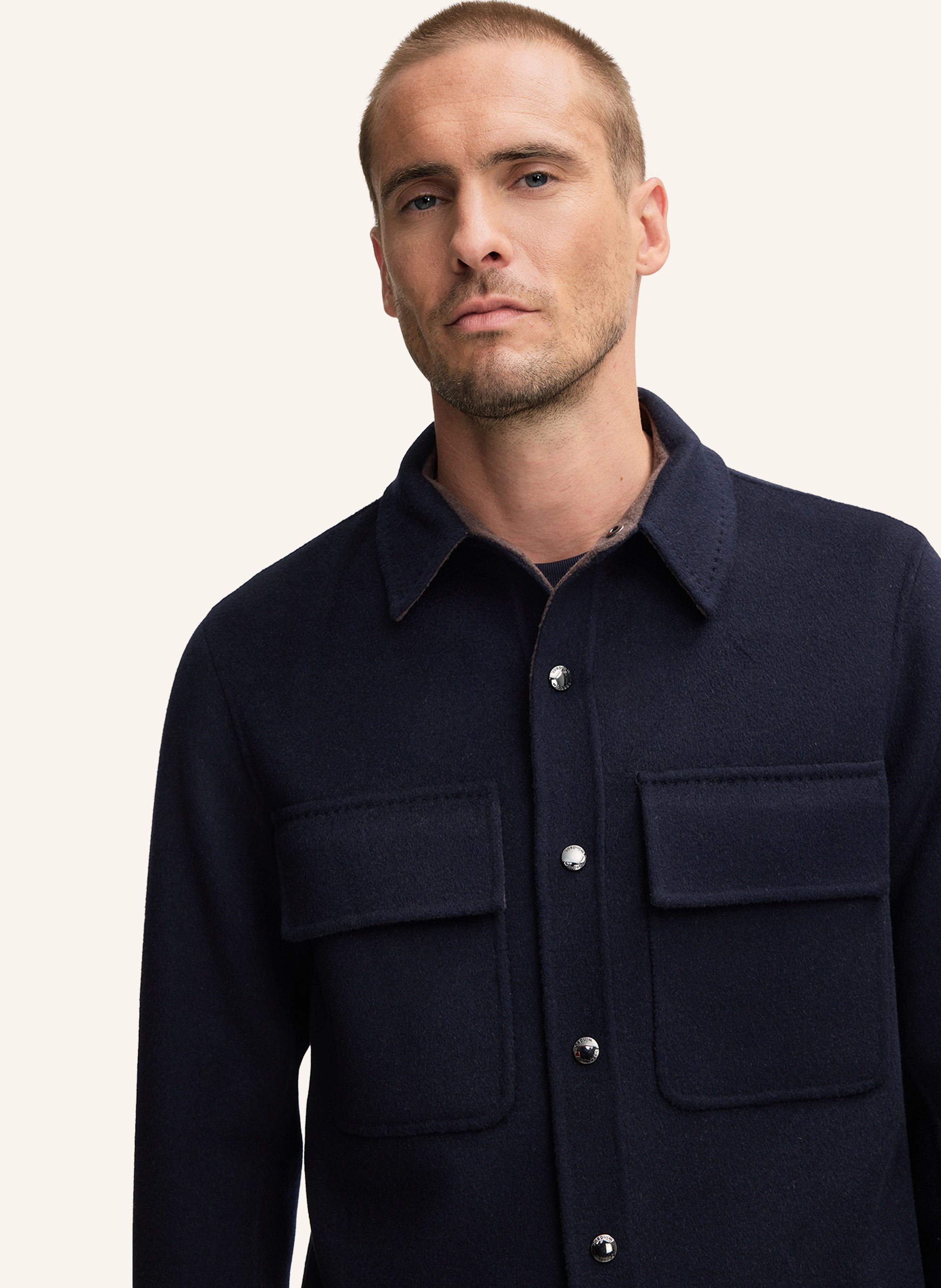 Thumbnail - Windsor. Hemdjacke blau