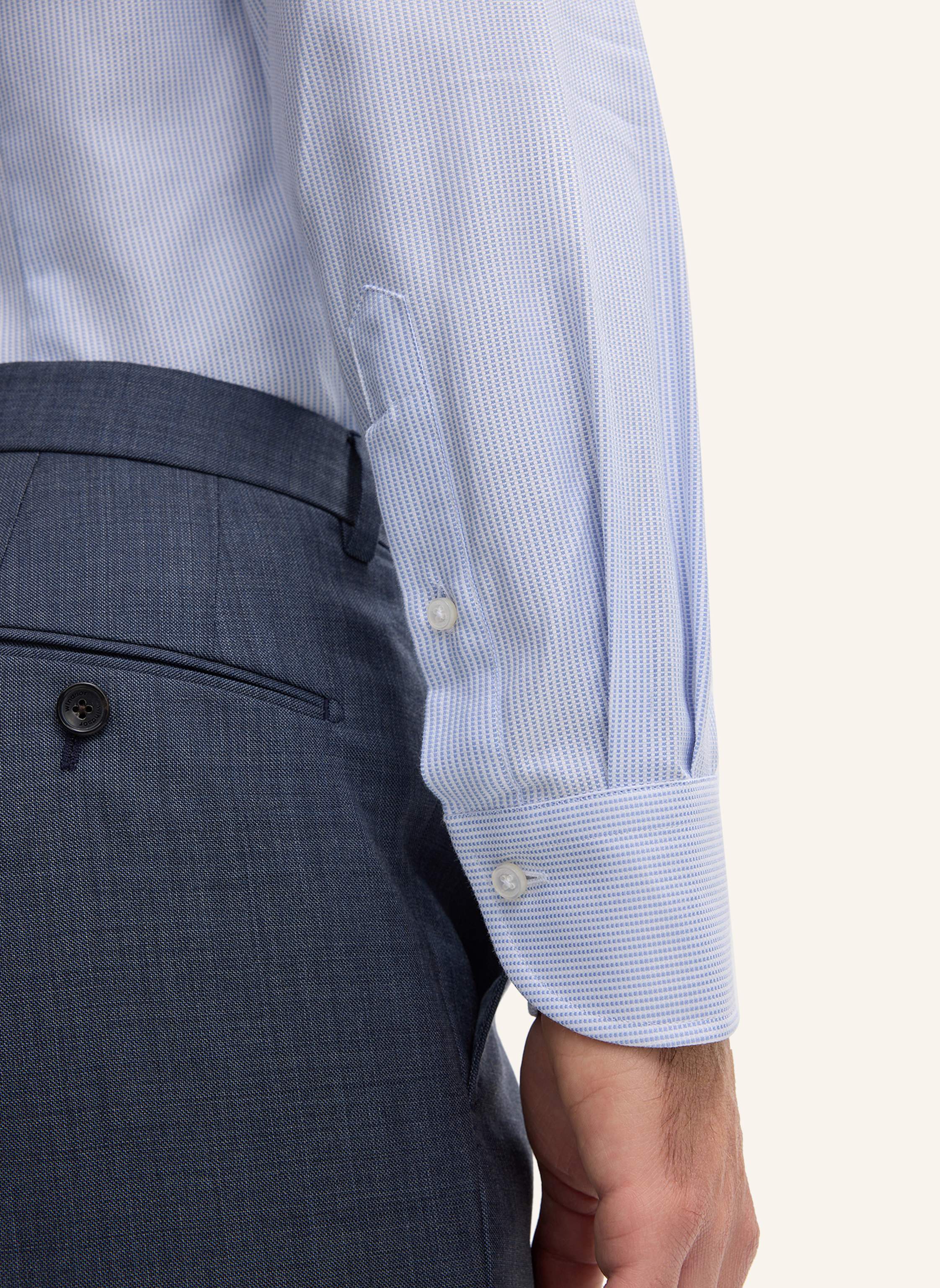 Thumbnail - Windsor. Hemd blau