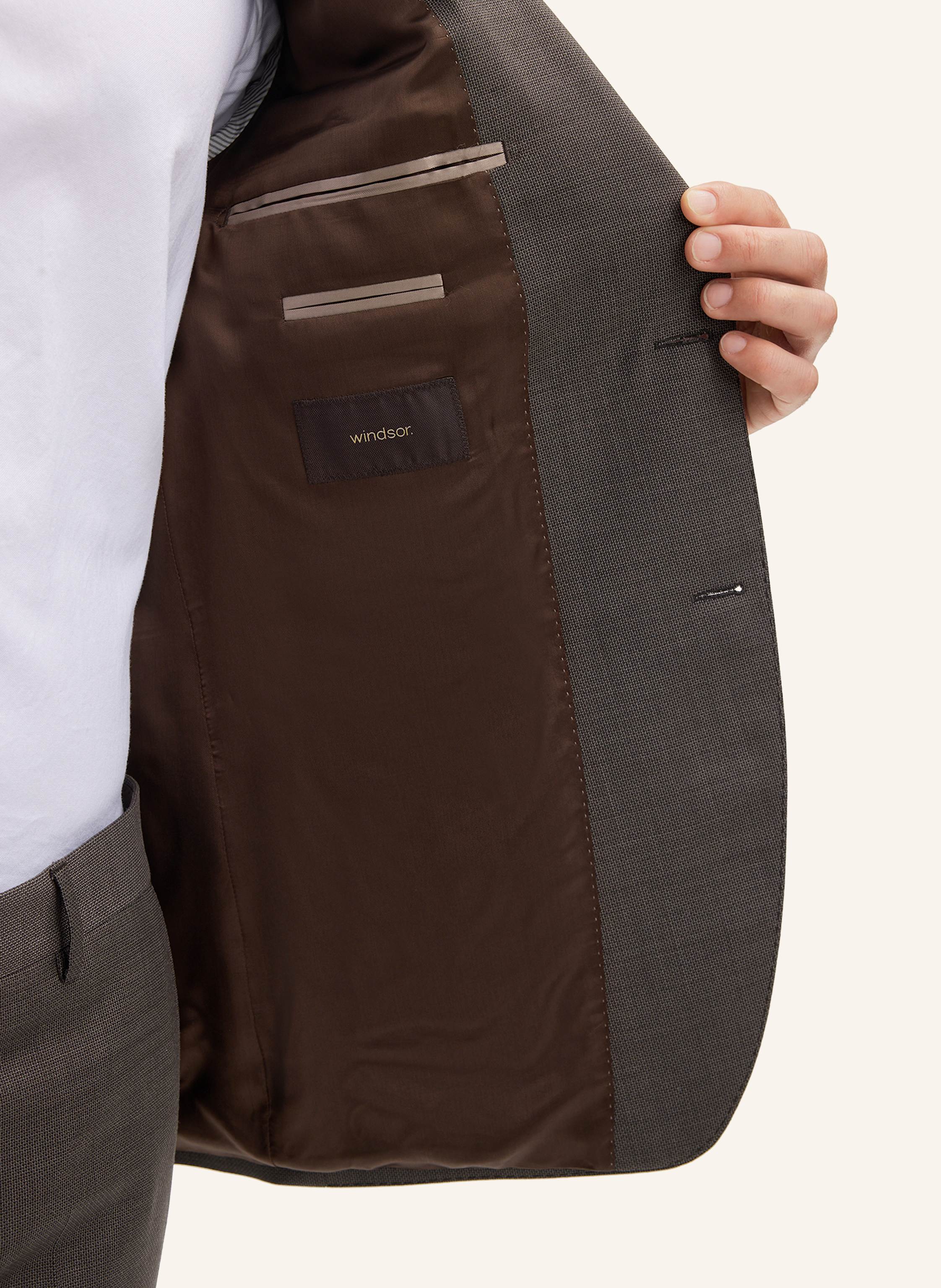 Thumbnail - Windsor. Anzug Regular Fit braun