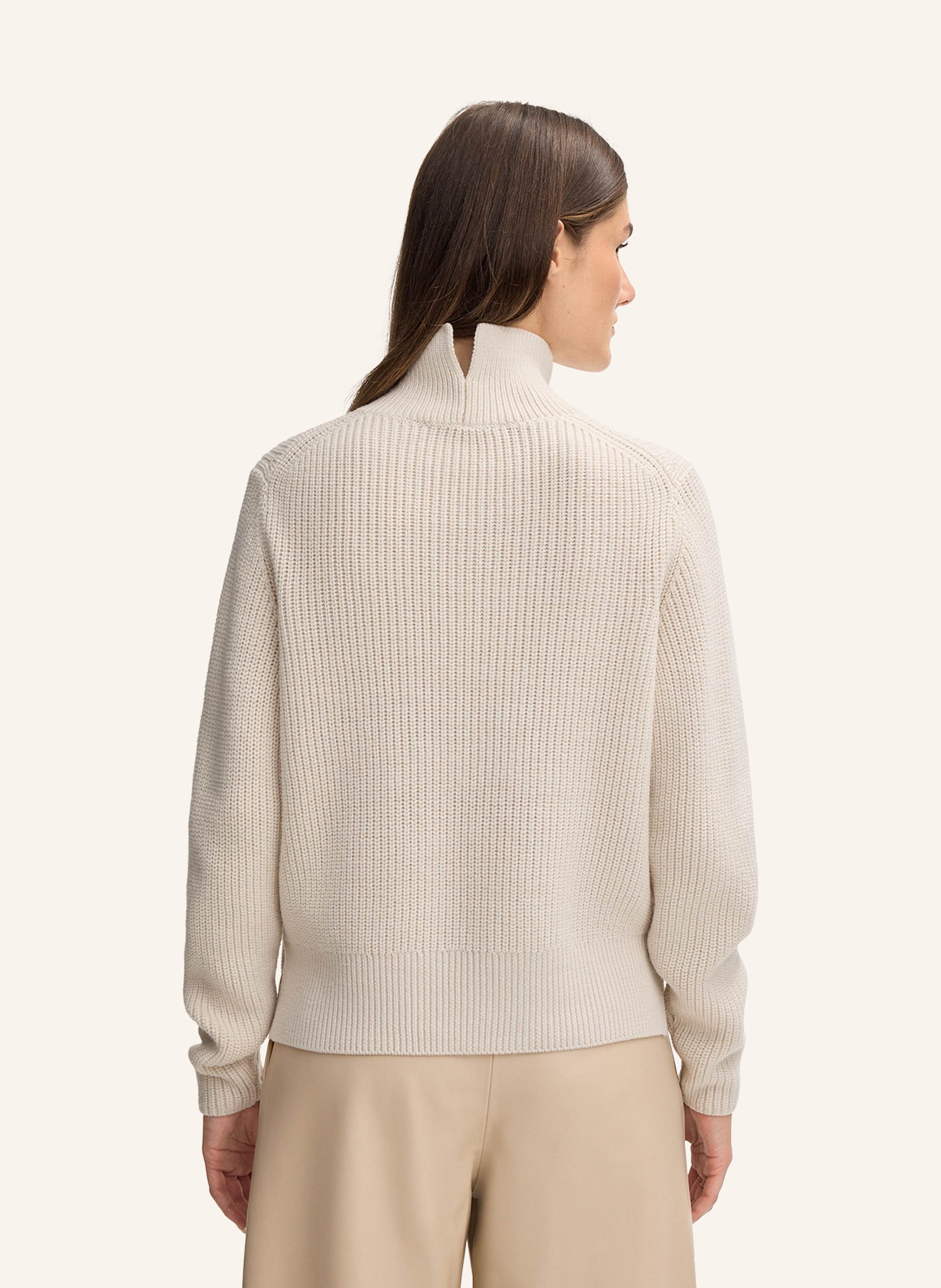 Thumbnail - Windsor. Pullover Aus Merinowolle beige