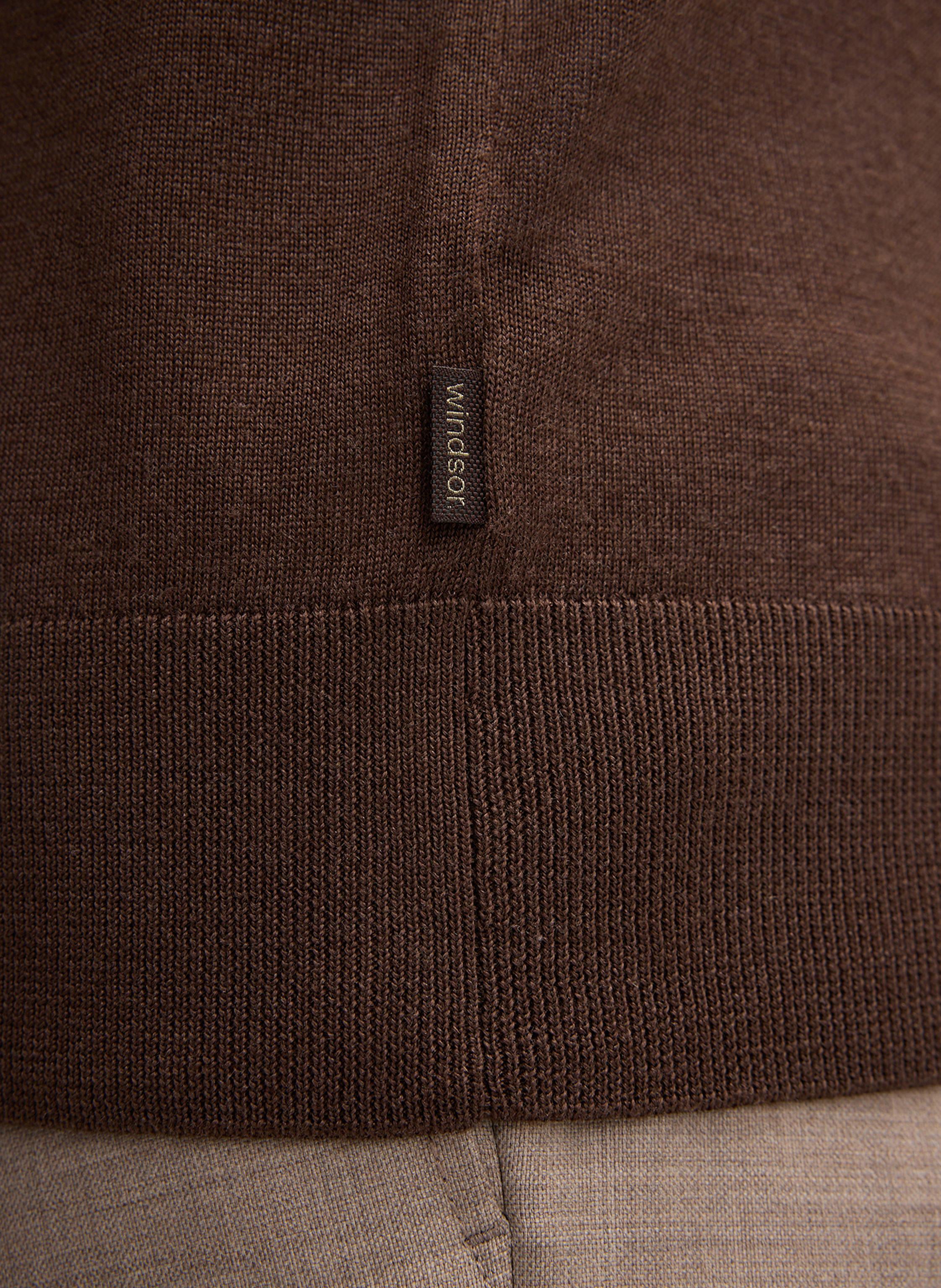 Thumbnail - Windsor. Strickpullover braun