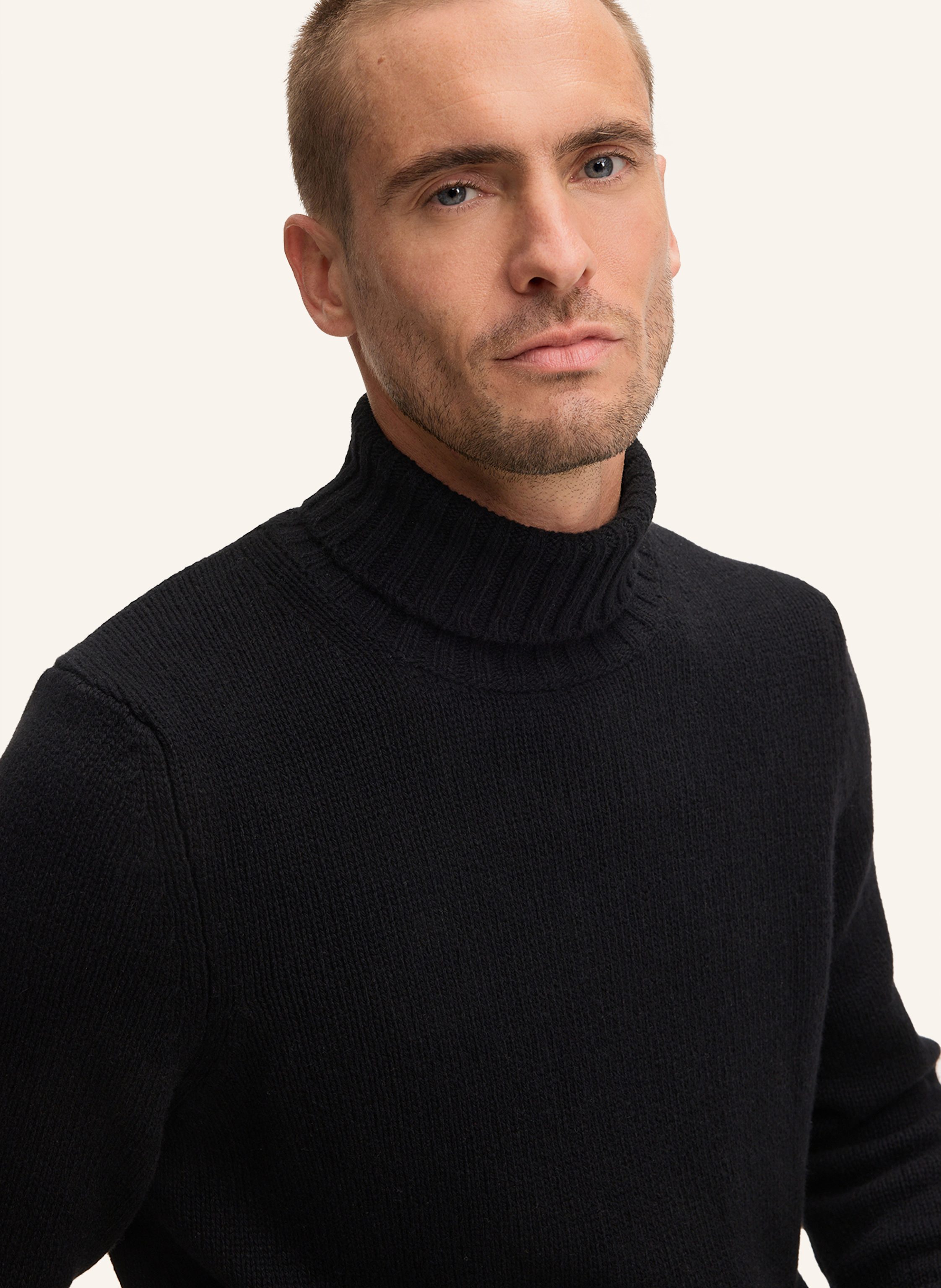 Thumbnail - Windsor. Cashmere-Rollkragenpullover Ecosio schwarz