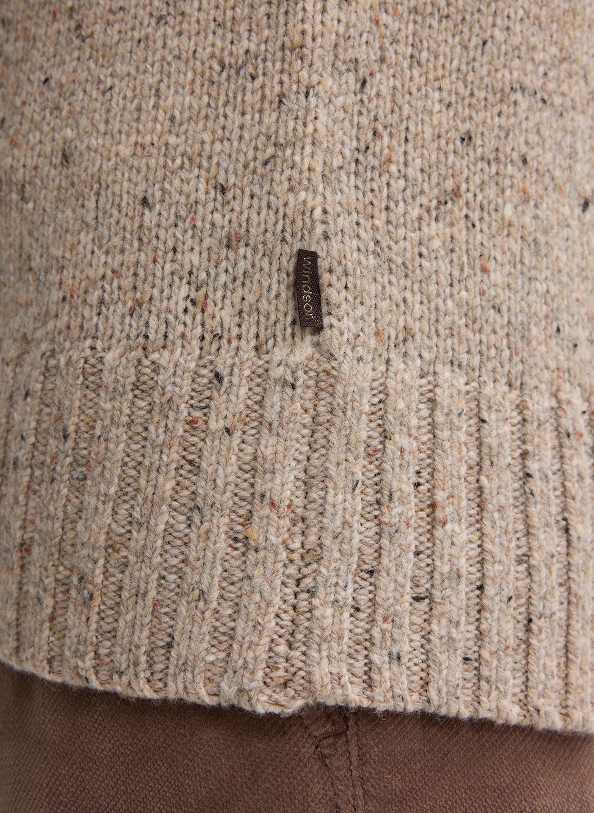 Thumbnail - Windsor. Strickpullover beige