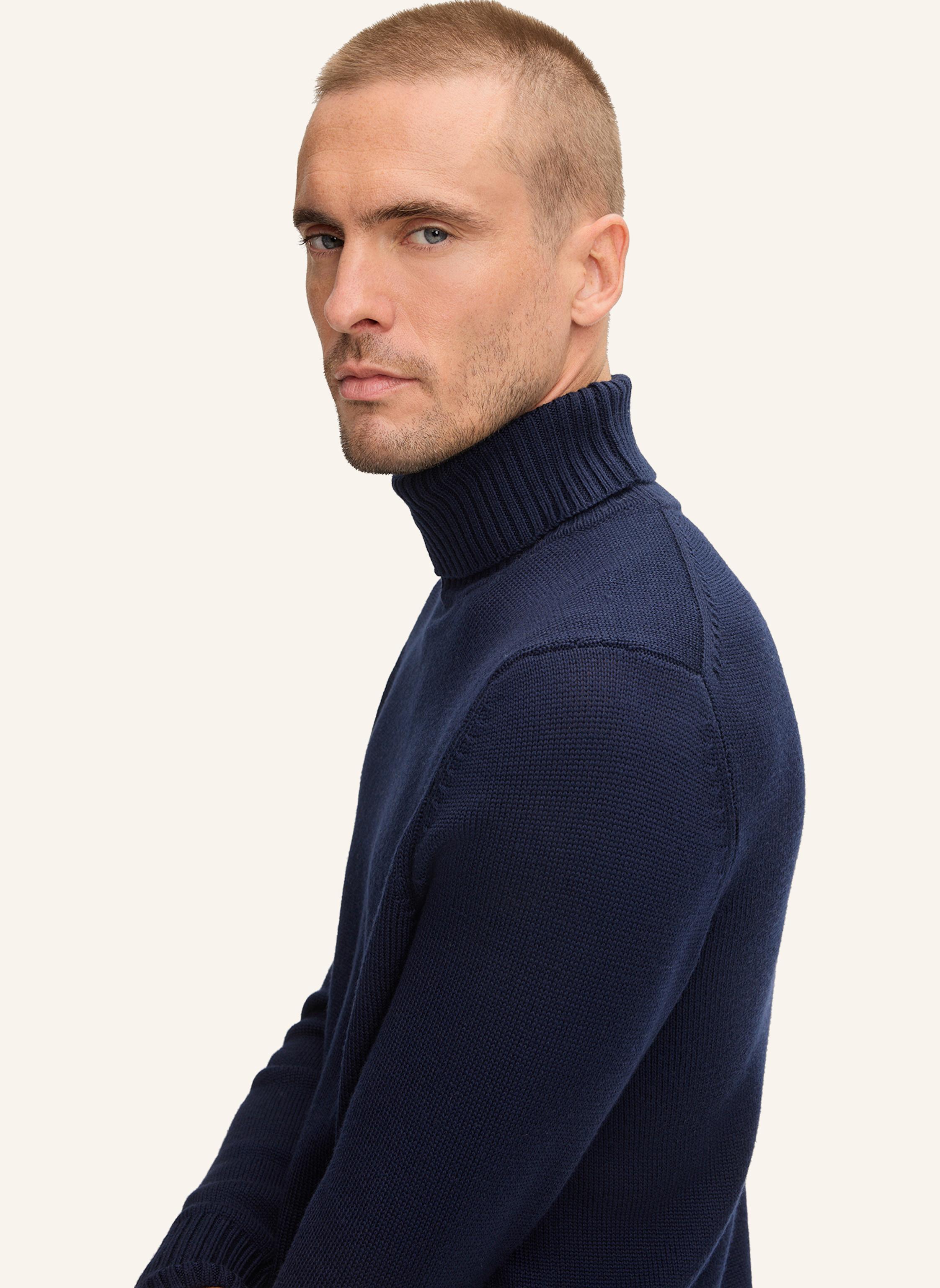 Thumbnail - Windsor. Rollkragenpullover Ramiro blau