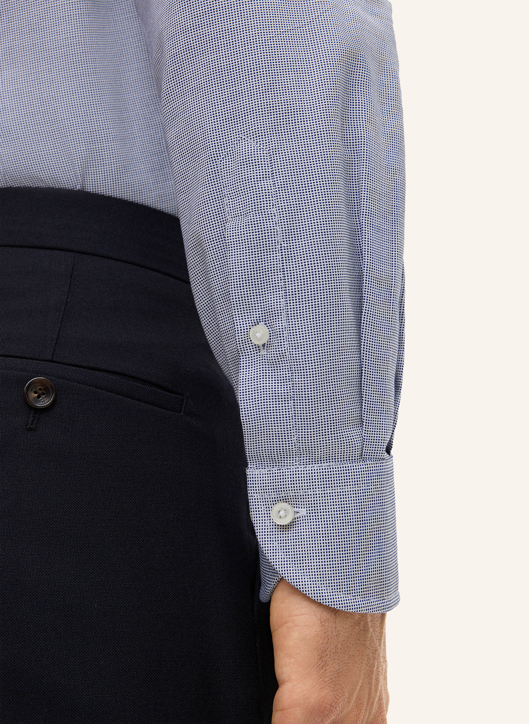 Thumbnail - Windsor. Hemd blau