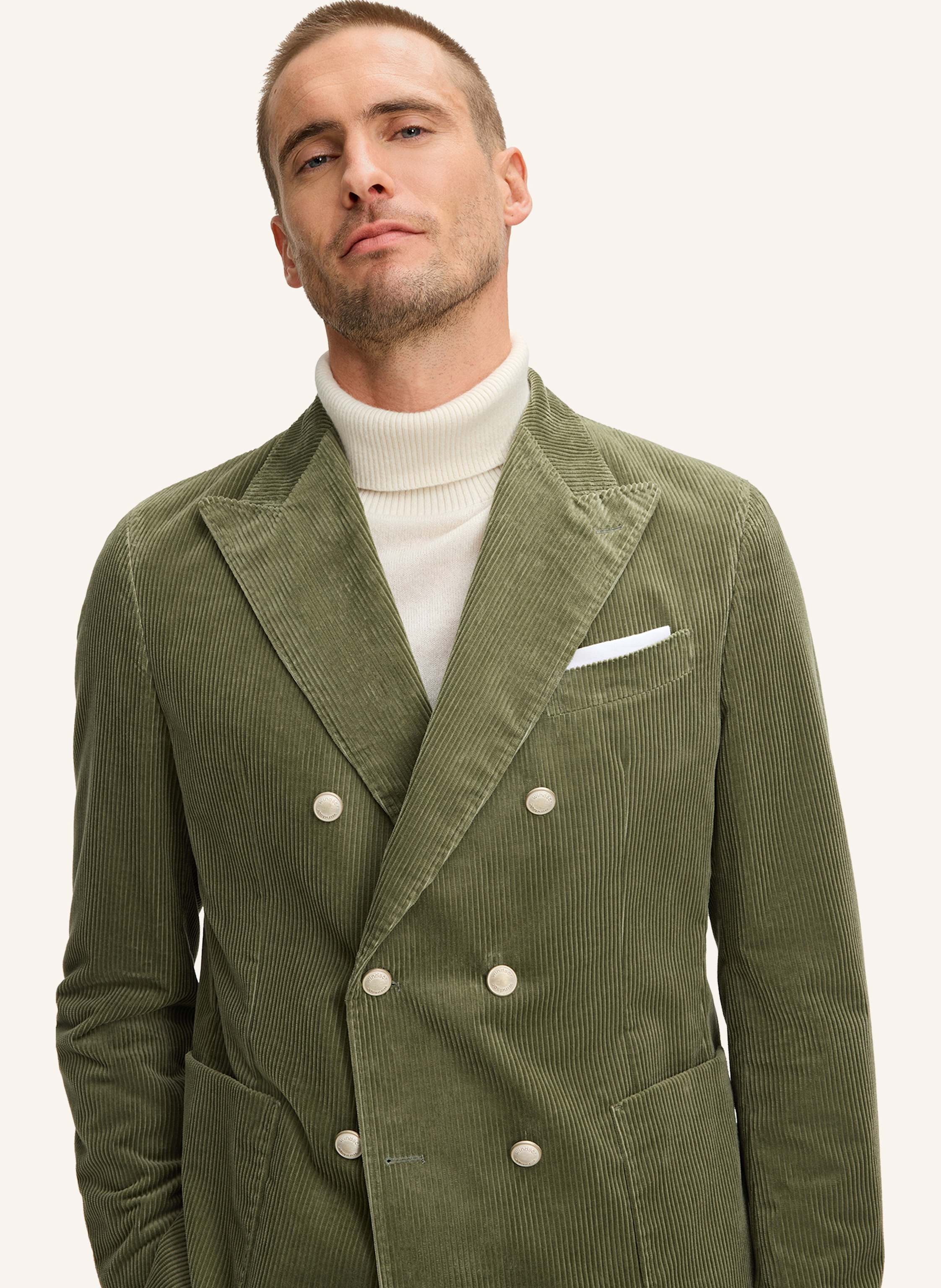 Thumbnail - Windsor. Sakko Shaped Fit gruen