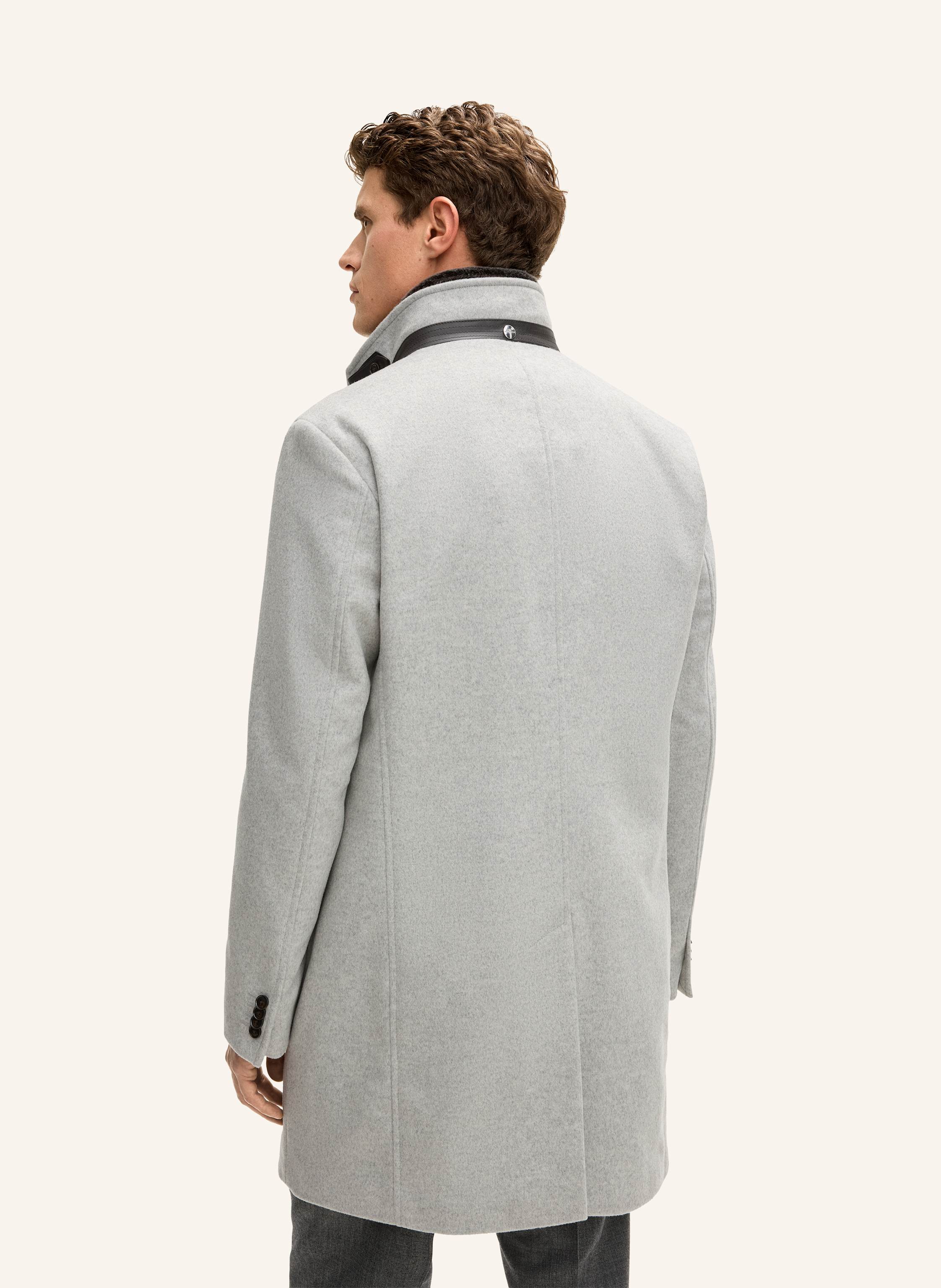 Thumbnail - Windsor. Wollmantel rivano3 Mit Herausnehmbarer Blende grau