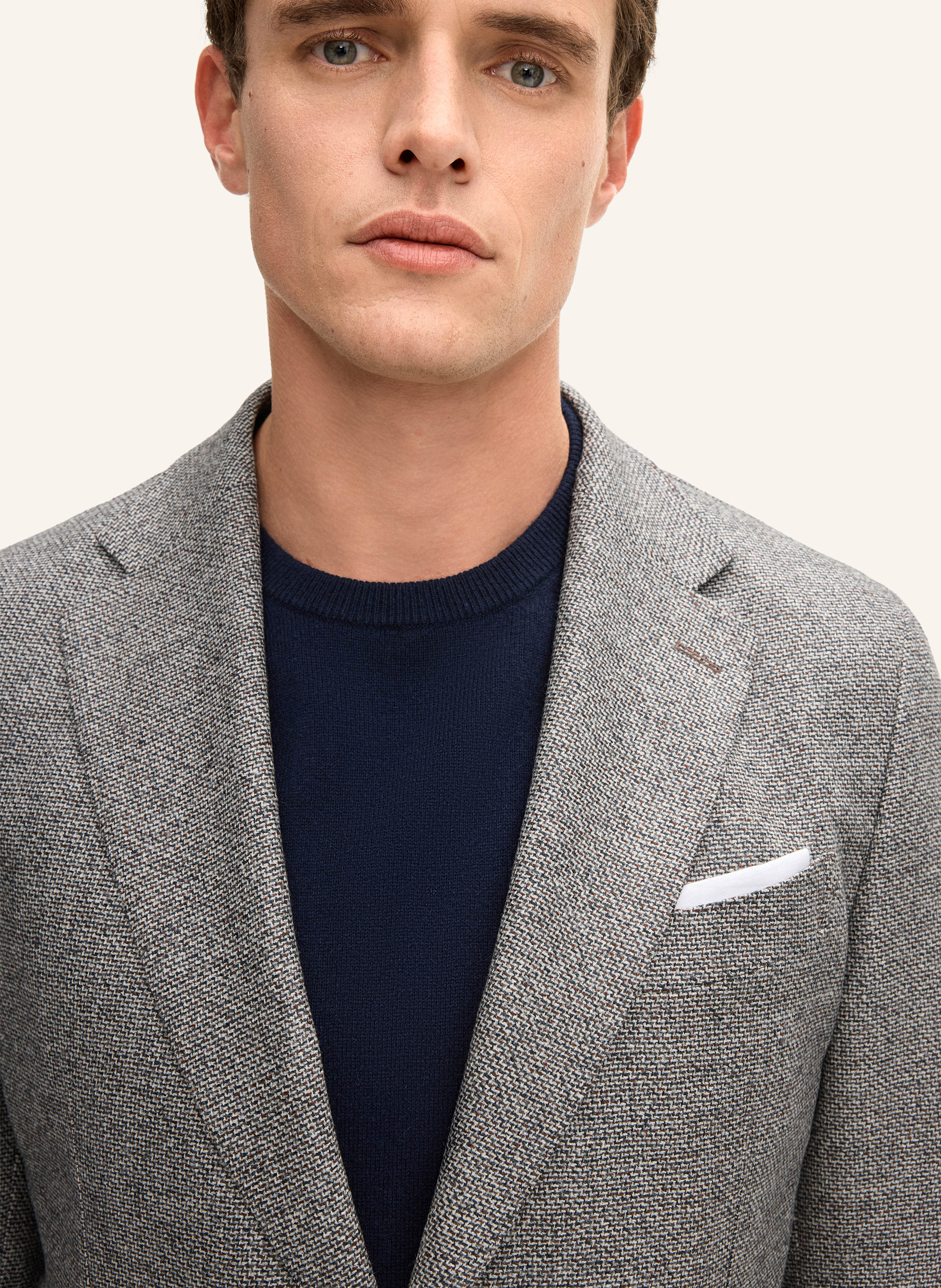 Thumbnail - Windsor. Sakko Shaped Fit grau