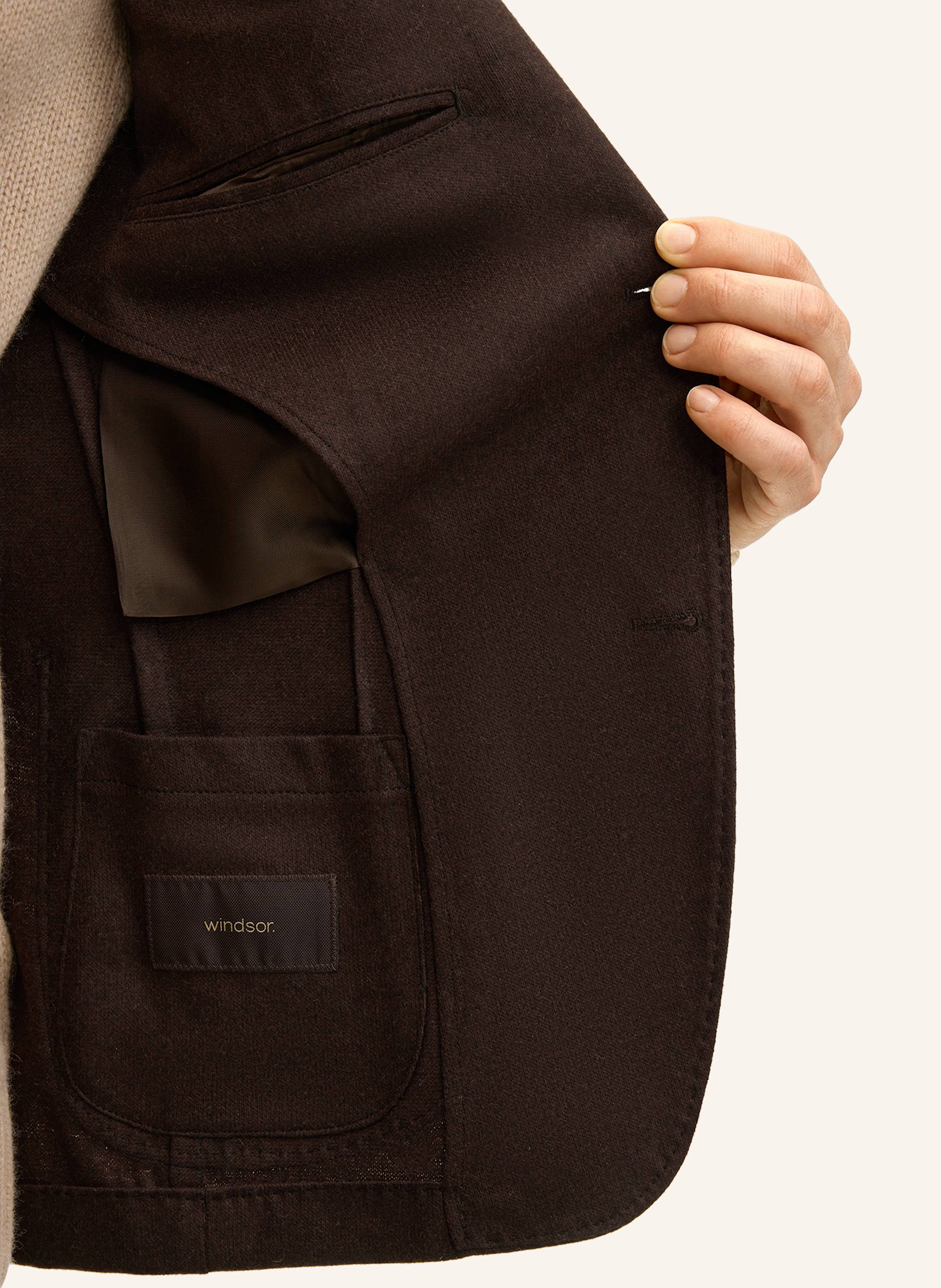 Thumbnail - Windsor. Sakko Shaped Fit braun