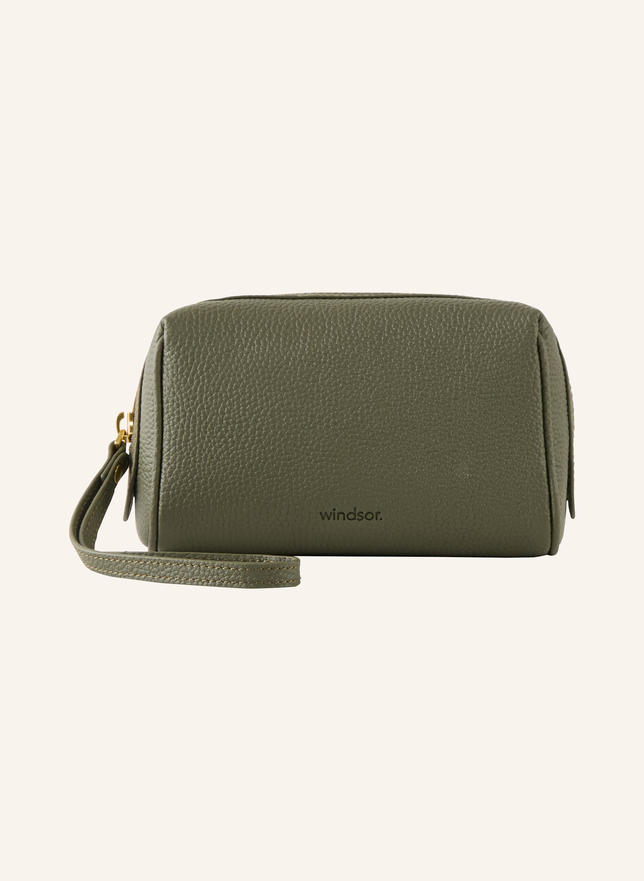 Windsor. Kosmetiktasche gruen