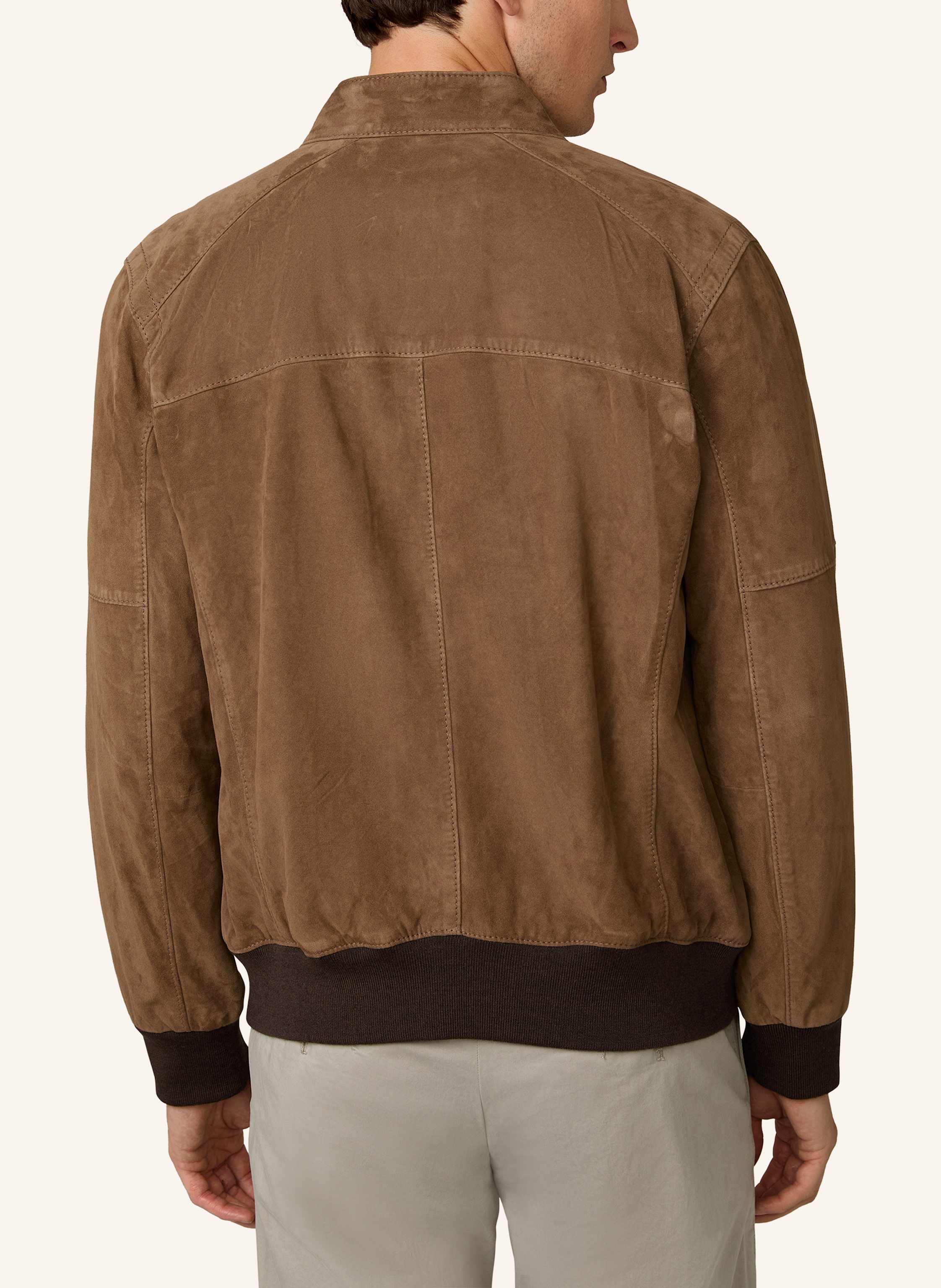 Thumbnail - Windsor. Lederblouson braun