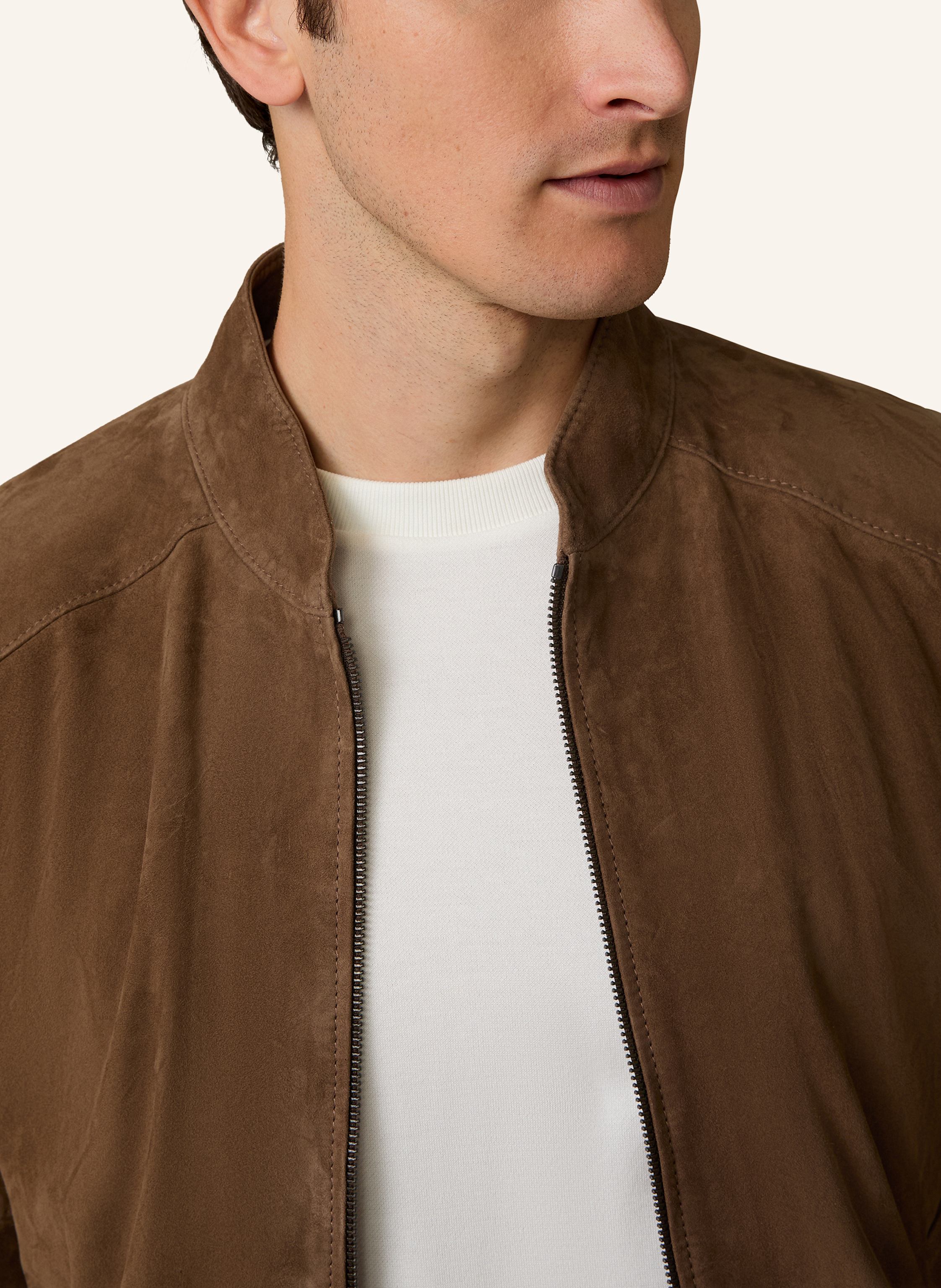 Thumbnail - Windsor. Lederblouson braun