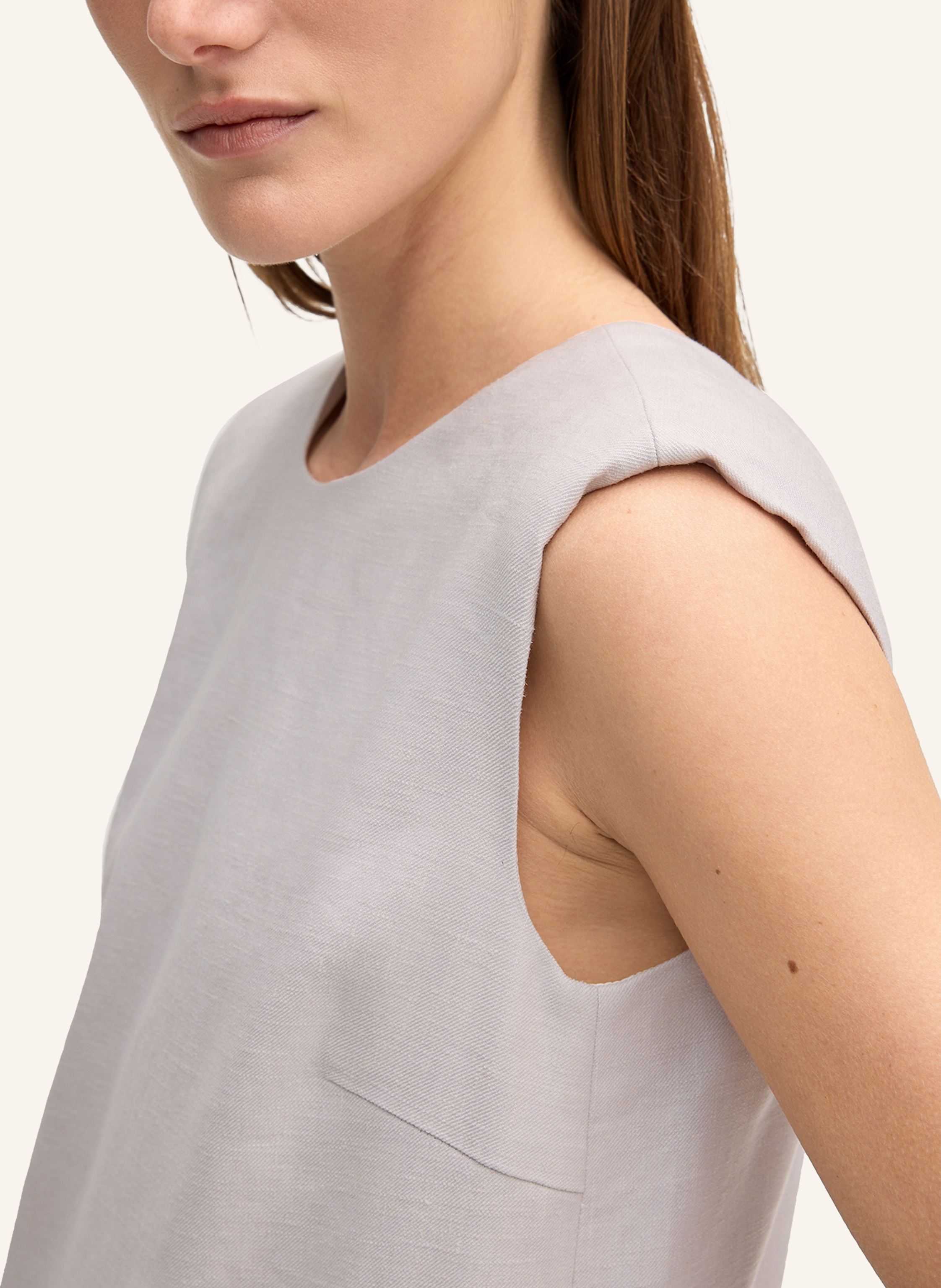 Thumbnail - Windsor. Kleid Mit Leinen beige