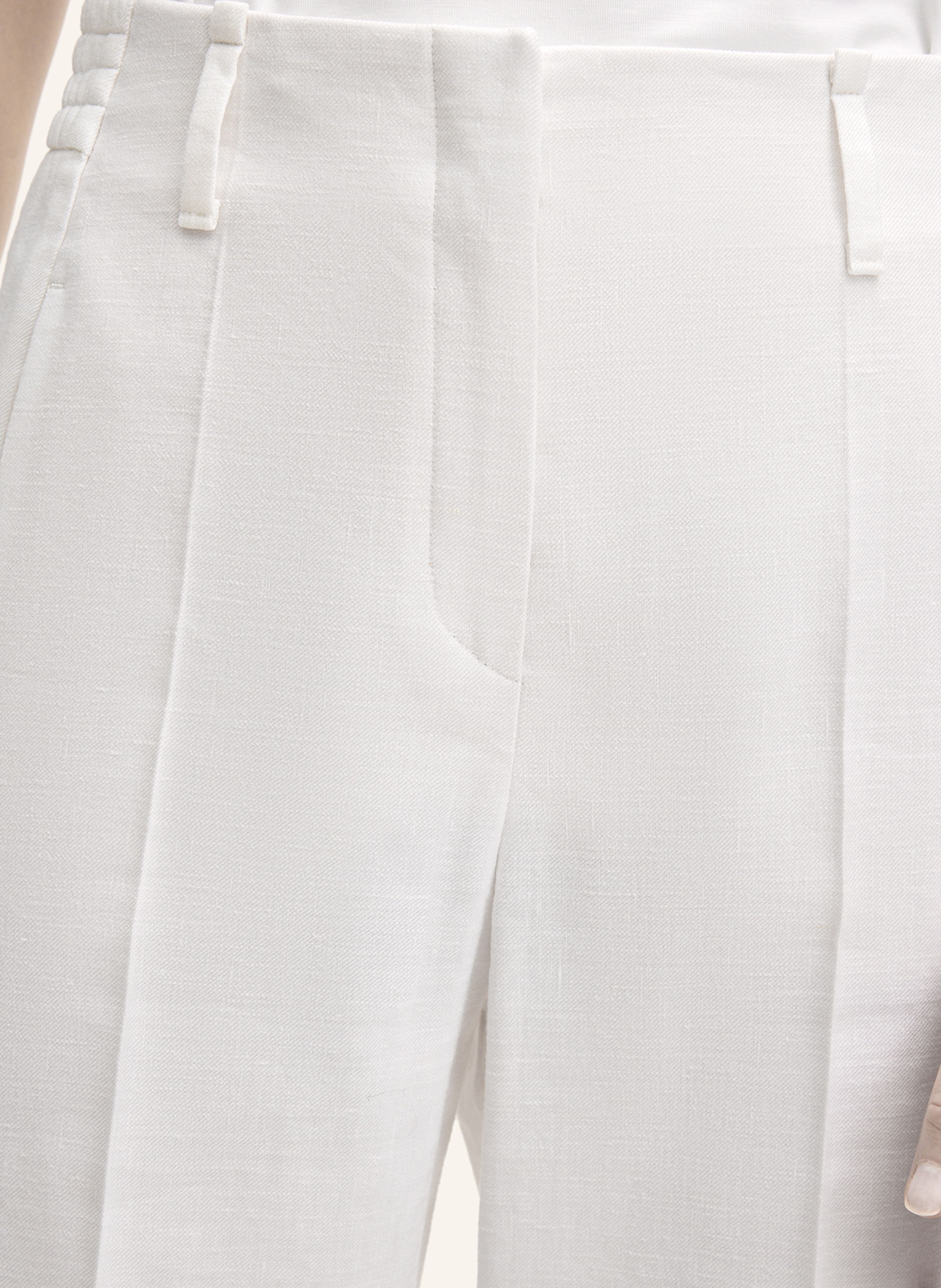 Thumbnail - Windsor. Bundfaltenhose weiss