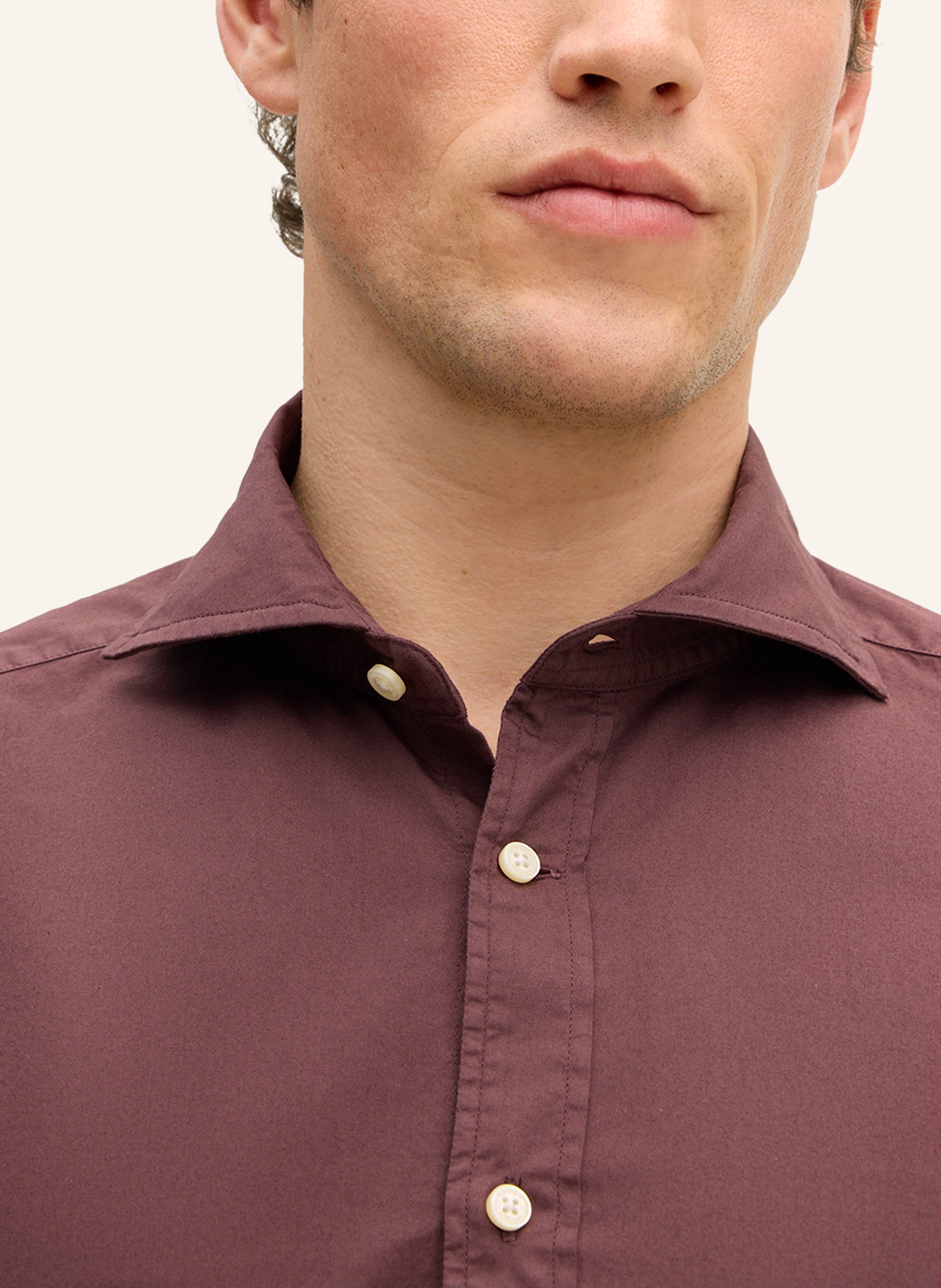 Thumbnail - Windsor. Hemd rot