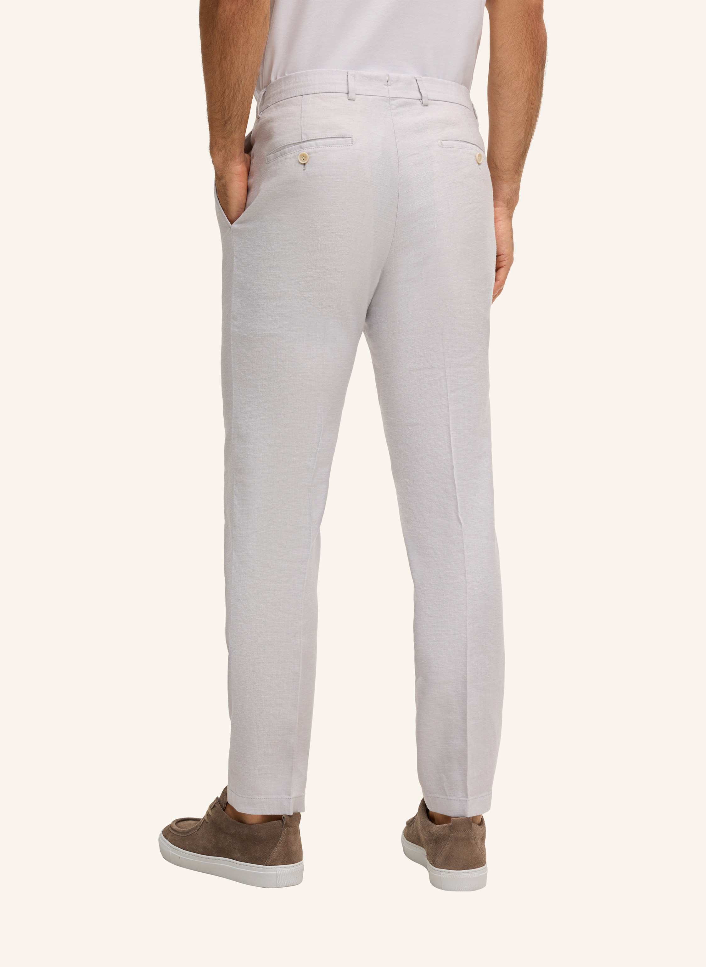 Thumbnail - Windsor. Anzughose Silvi Extra Slim Fit Mit Leinen gelb