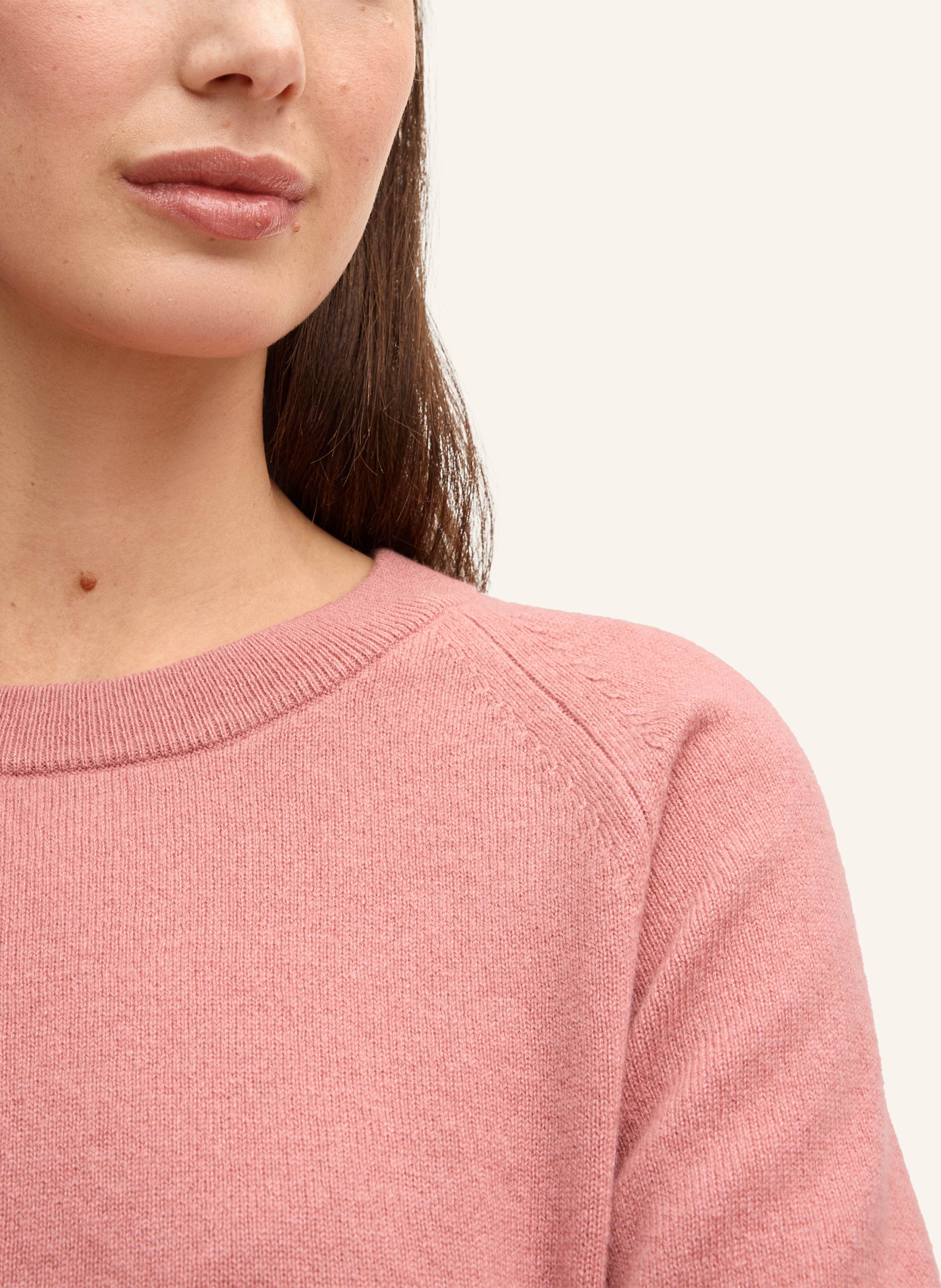 Thumbnail - Windsor. Strickshirt Aus Cashmere rosa